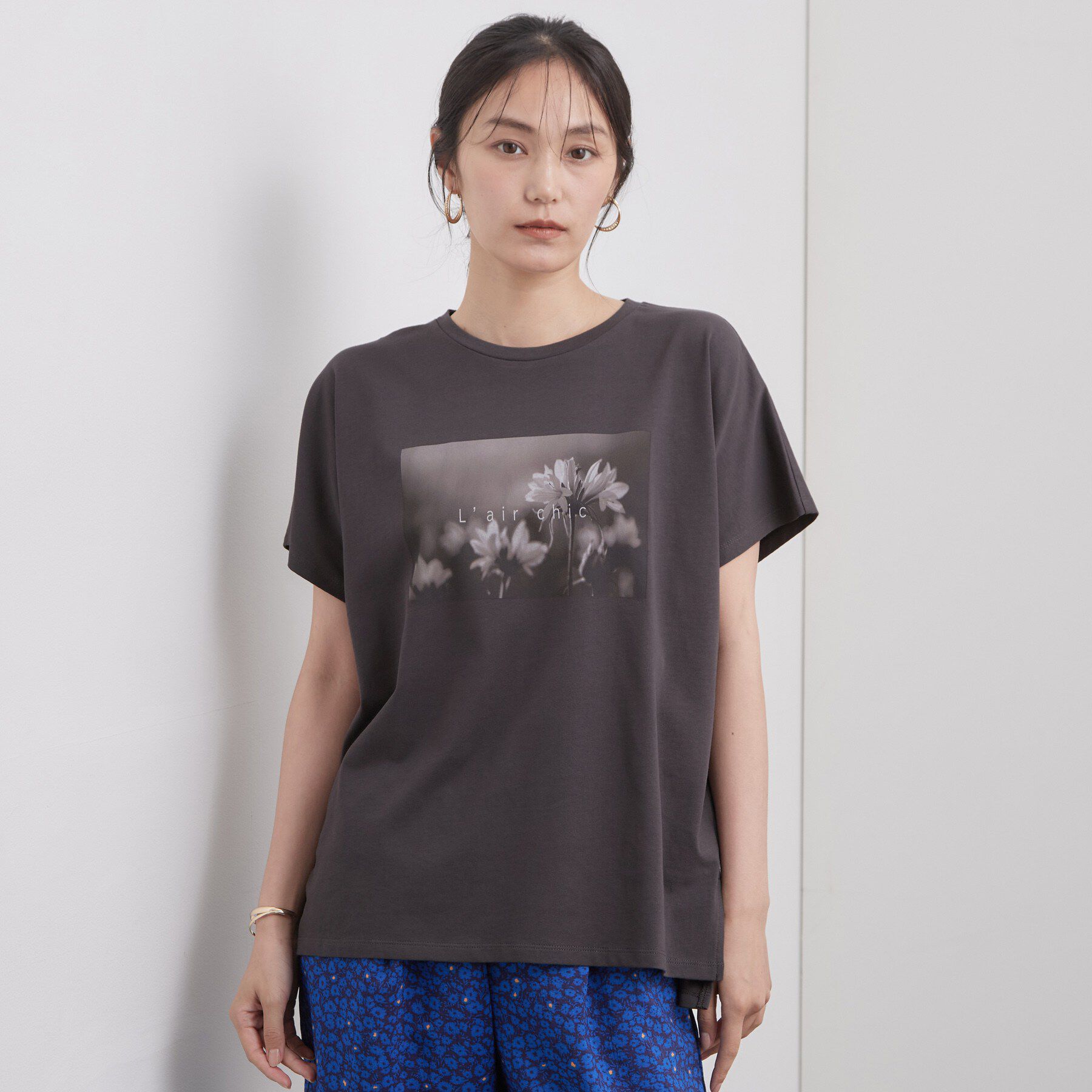 OPAQUE.CLIP「フォトプリントTシャツ【洗濯機OK】」|Tシャツ・カットソー|