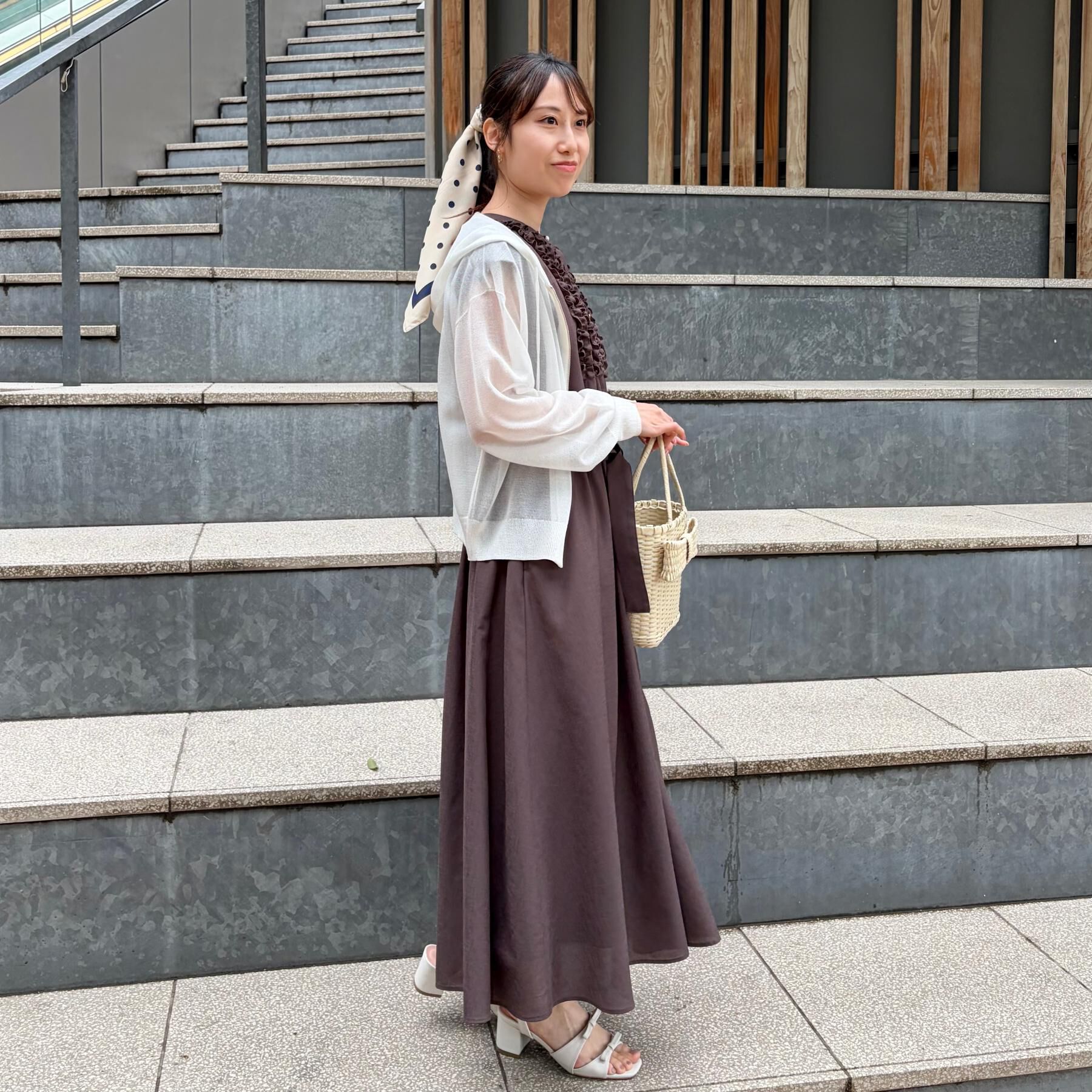 Couture broach「【洗える】LEVITAジップアップフーディー」|カーディガン|