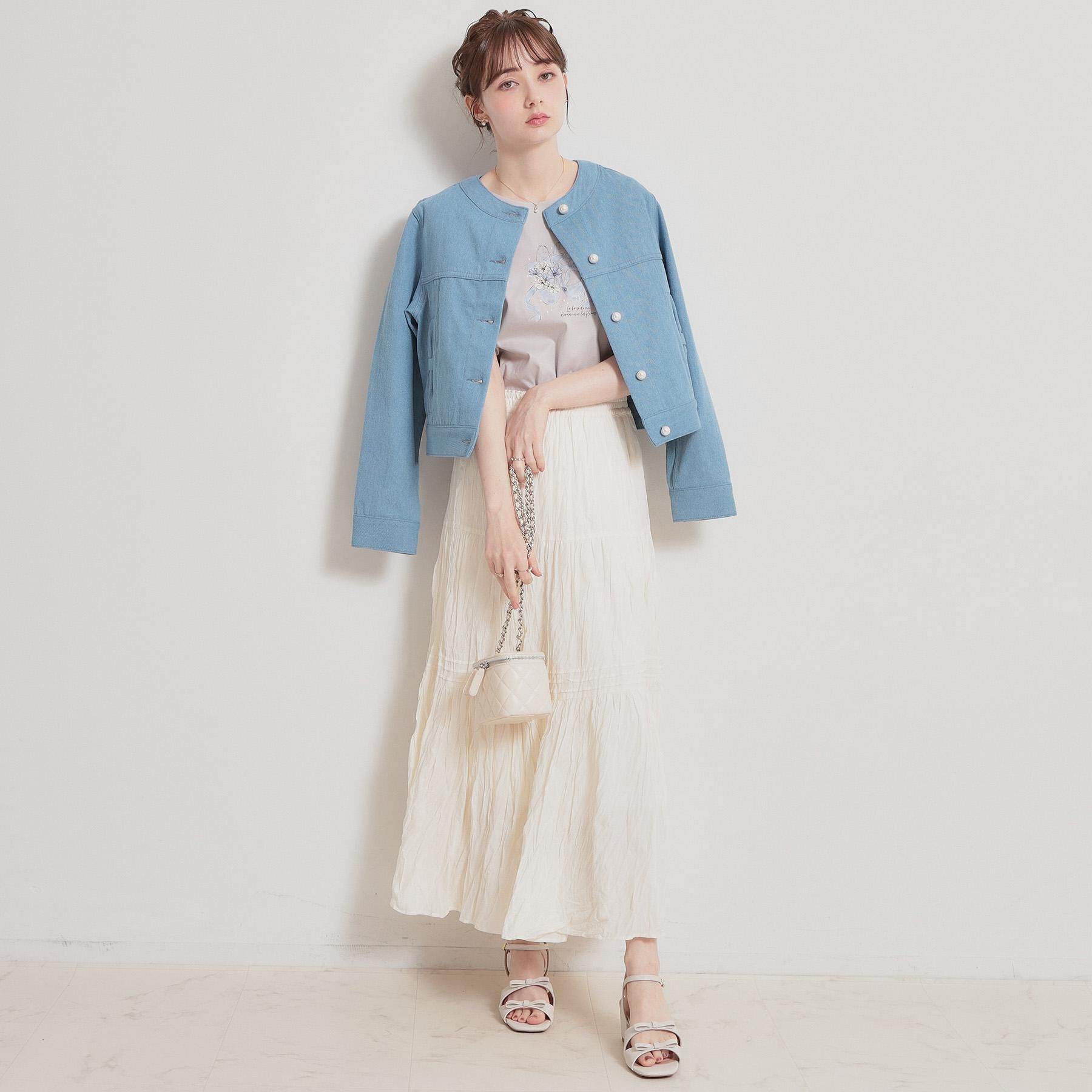 Couture broach「【接触冷感・UVカット・洗える】トゥシューズプリントTシャツ」|Tシャツ・カットソー|
