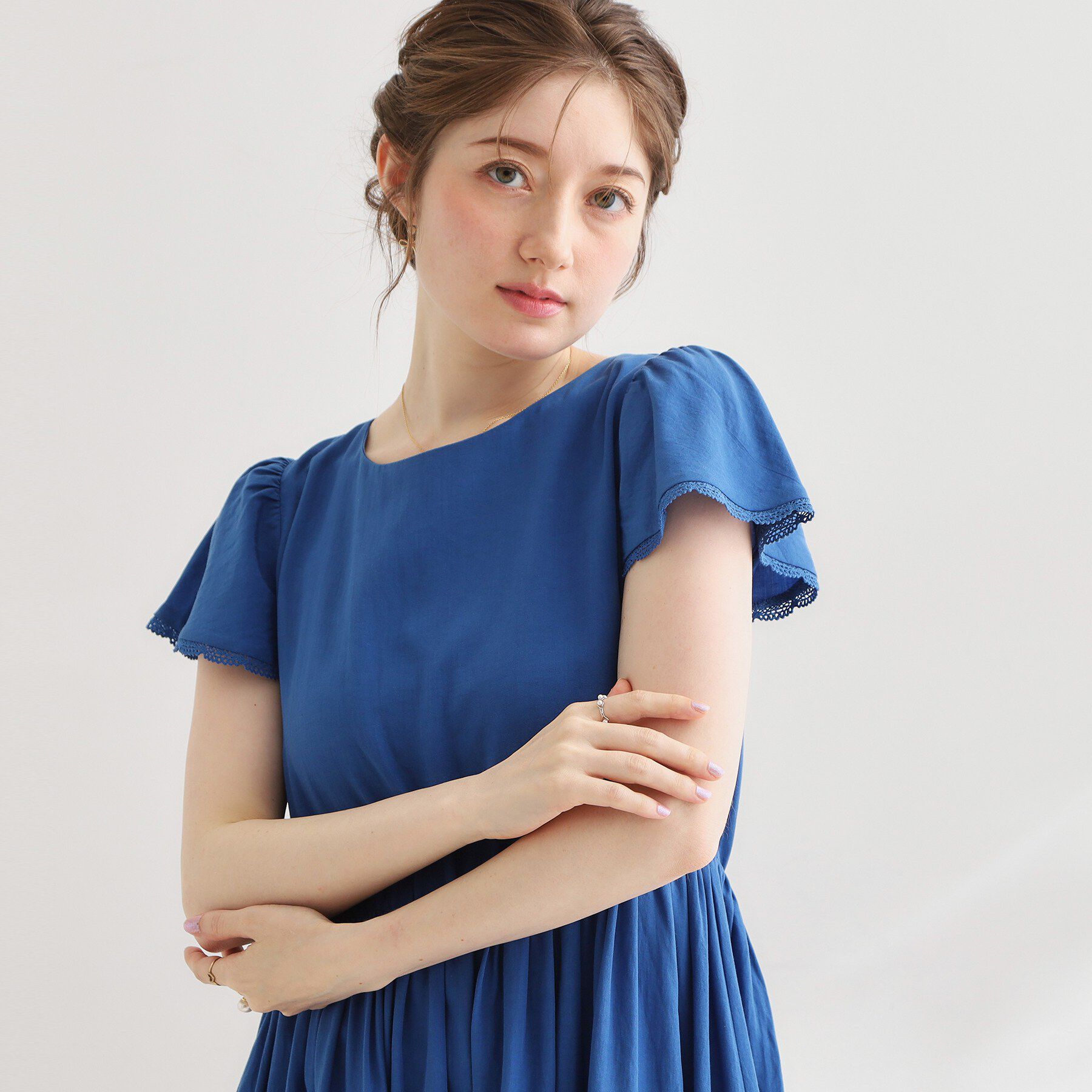 Couture broach「【洗える】バックリボンOP」|ワンピース|