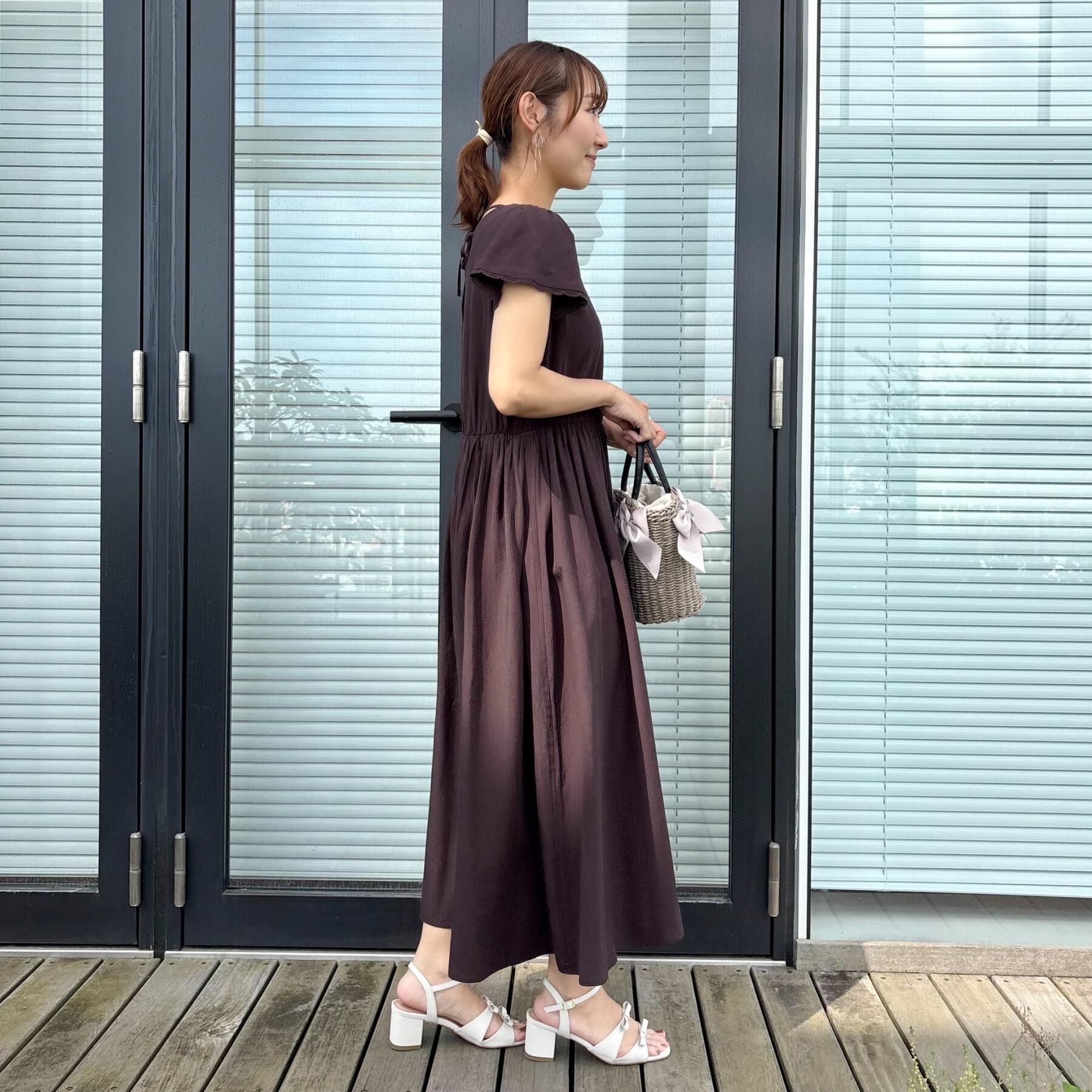Couture broach「【洗える】バックリボンOP」|ワンピース|