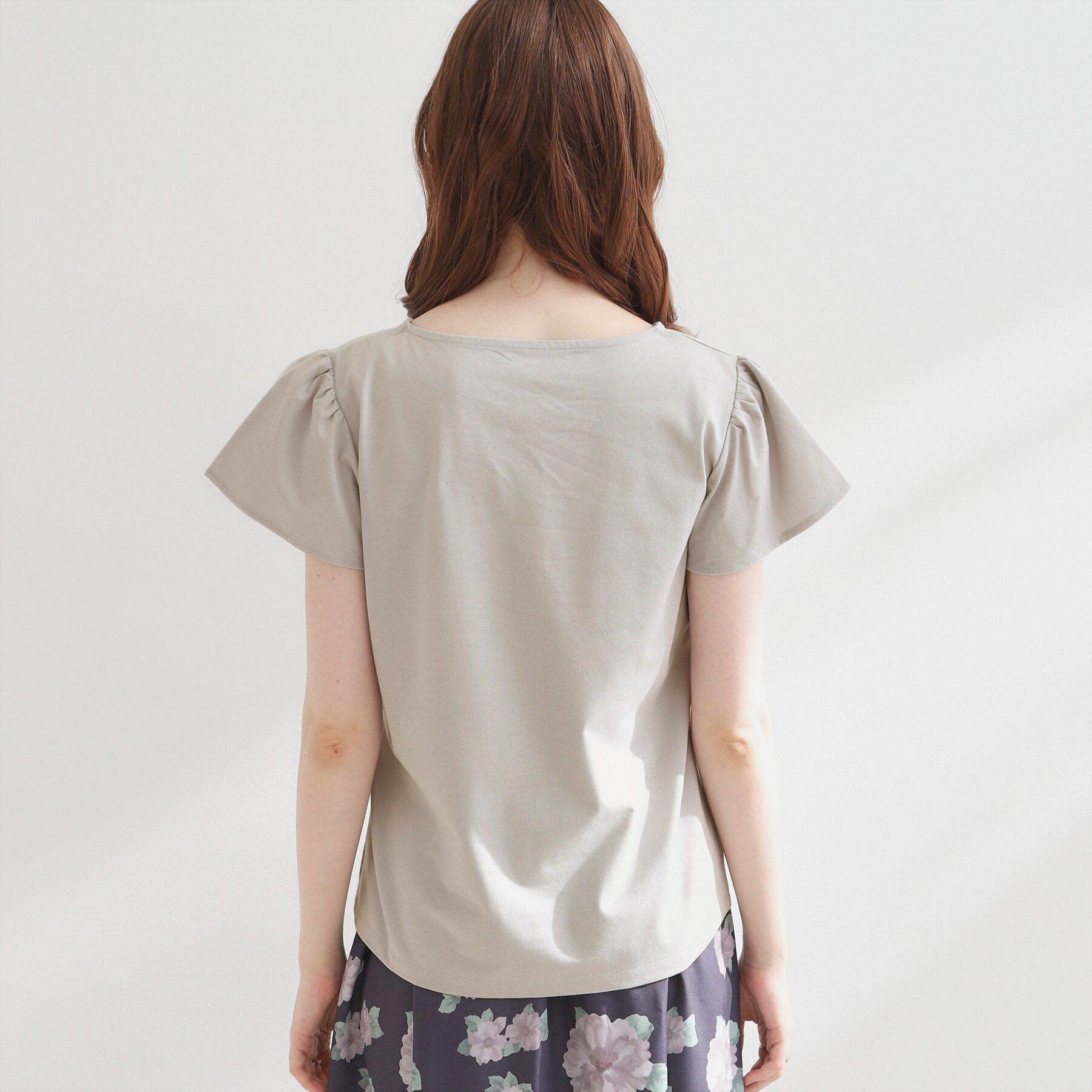 Couture broach「【接触冷感・UVカット・洗える】CATプリントTシャツ」|Tシャツ・カットソー|