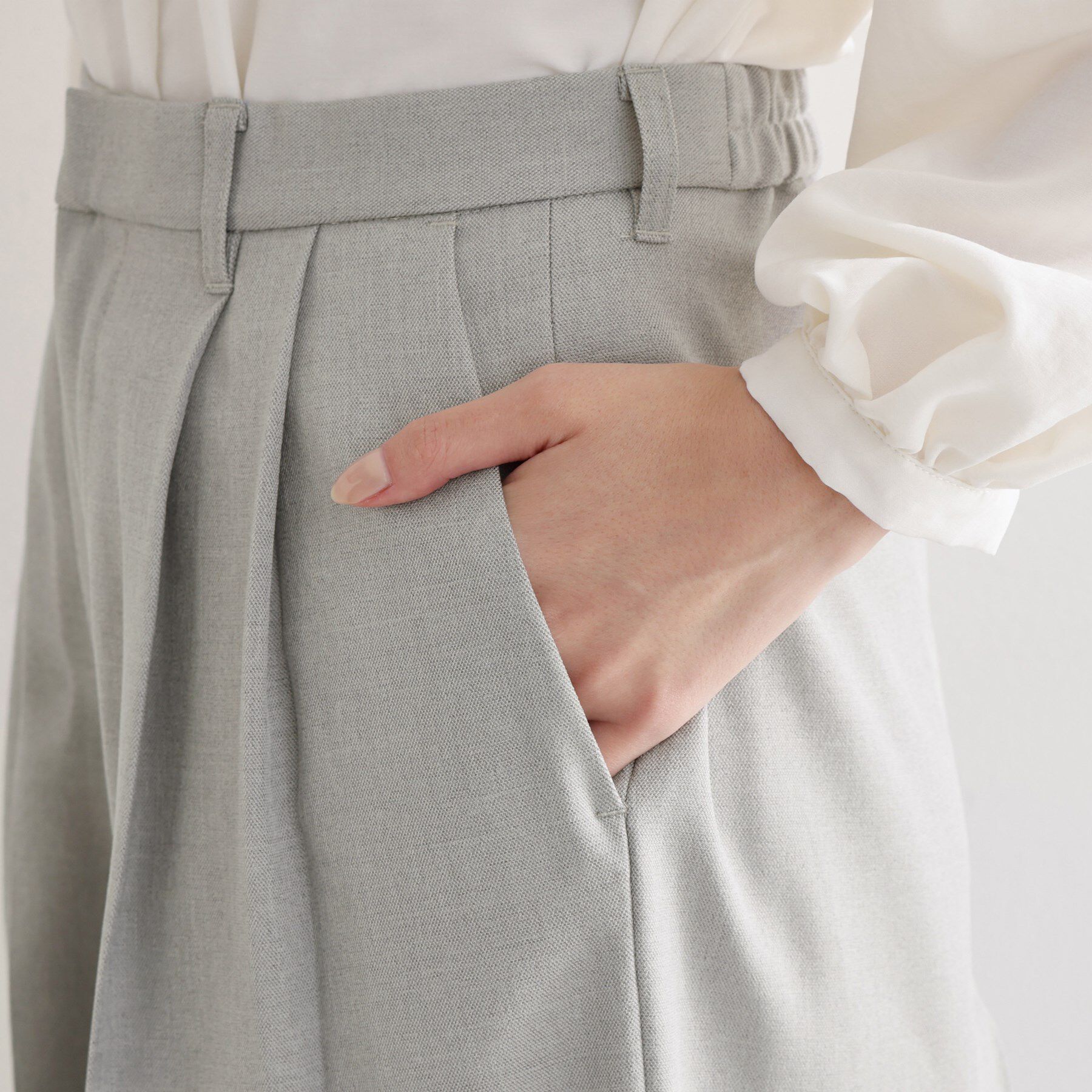 THE SHOP TK「【通勤にもデイリーにも】CAVIAN 2タックワイドパンツ/セットアップ可」|その他|