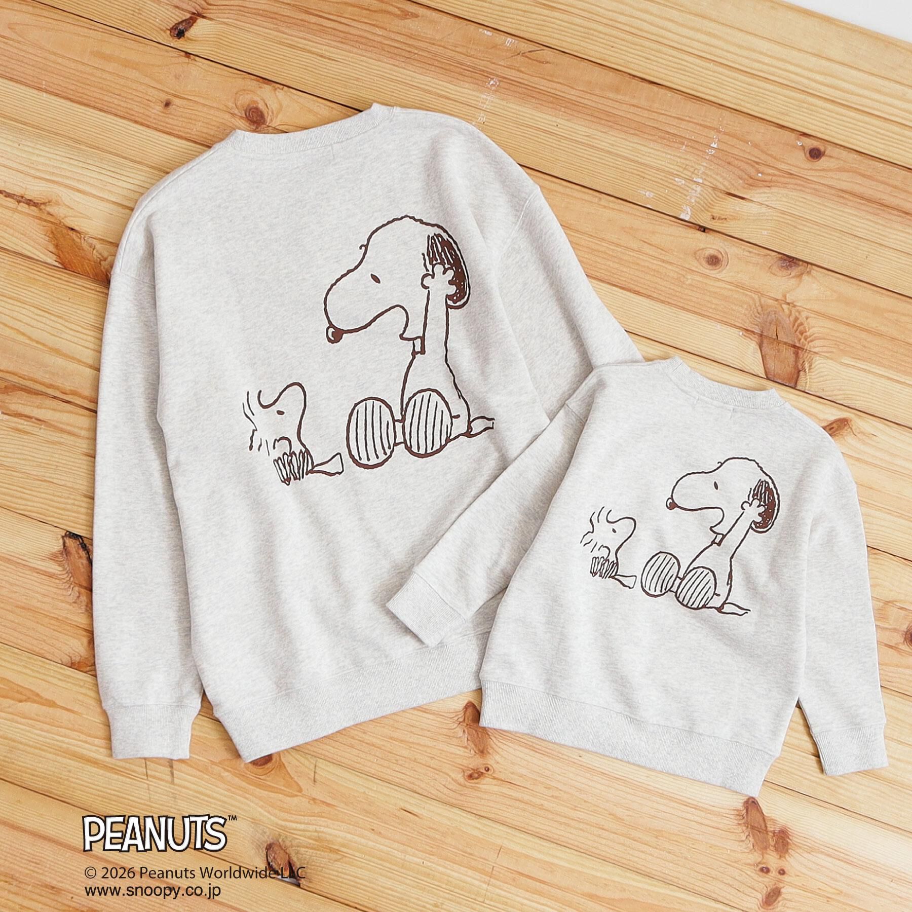 THE SHOP TK「PEANUTS ／ ピーナッツ スヌーピー ミニ裏毛スウェット」|パーカー|