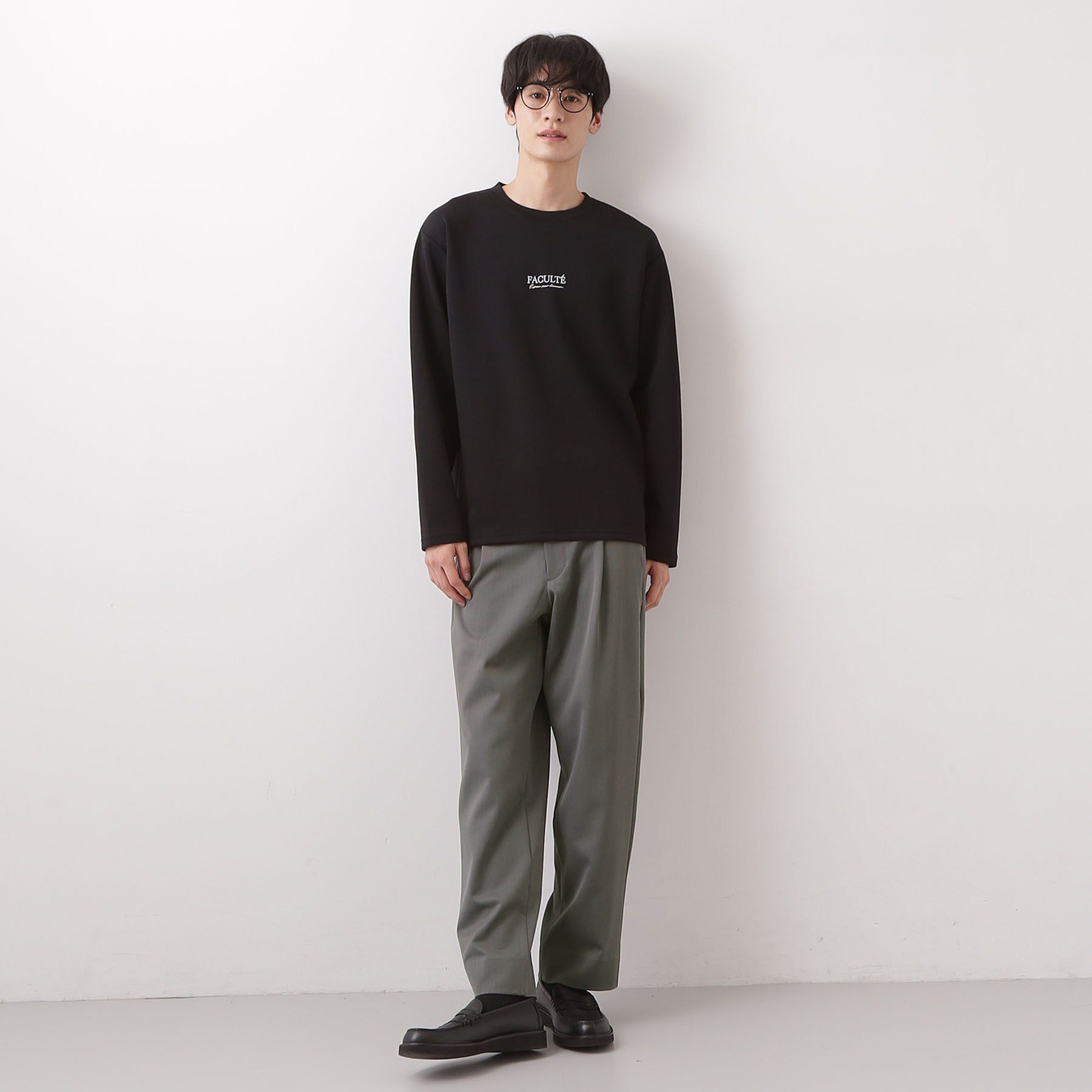 THE SHOP TK「FLEX LINE セミワイドイージーパンツ　ストレッチ/防シワ/マシンウォッシャブル/セットアップ」|その他|