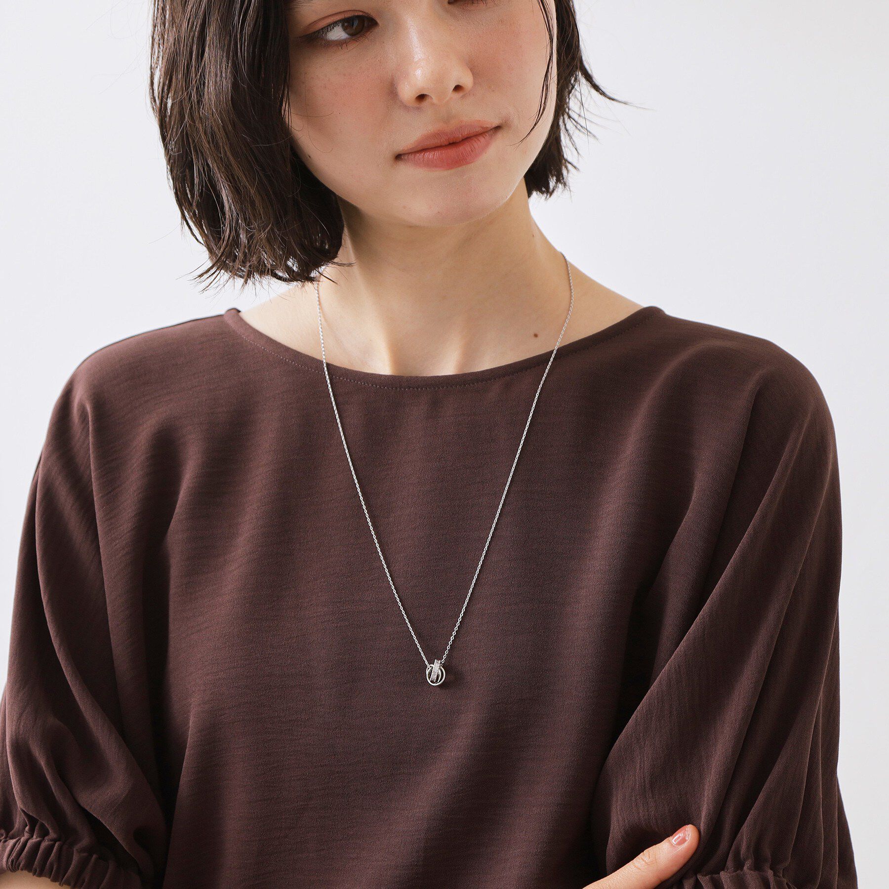 THE SHOP TK「ロンデルネックレス」|ネックレス|