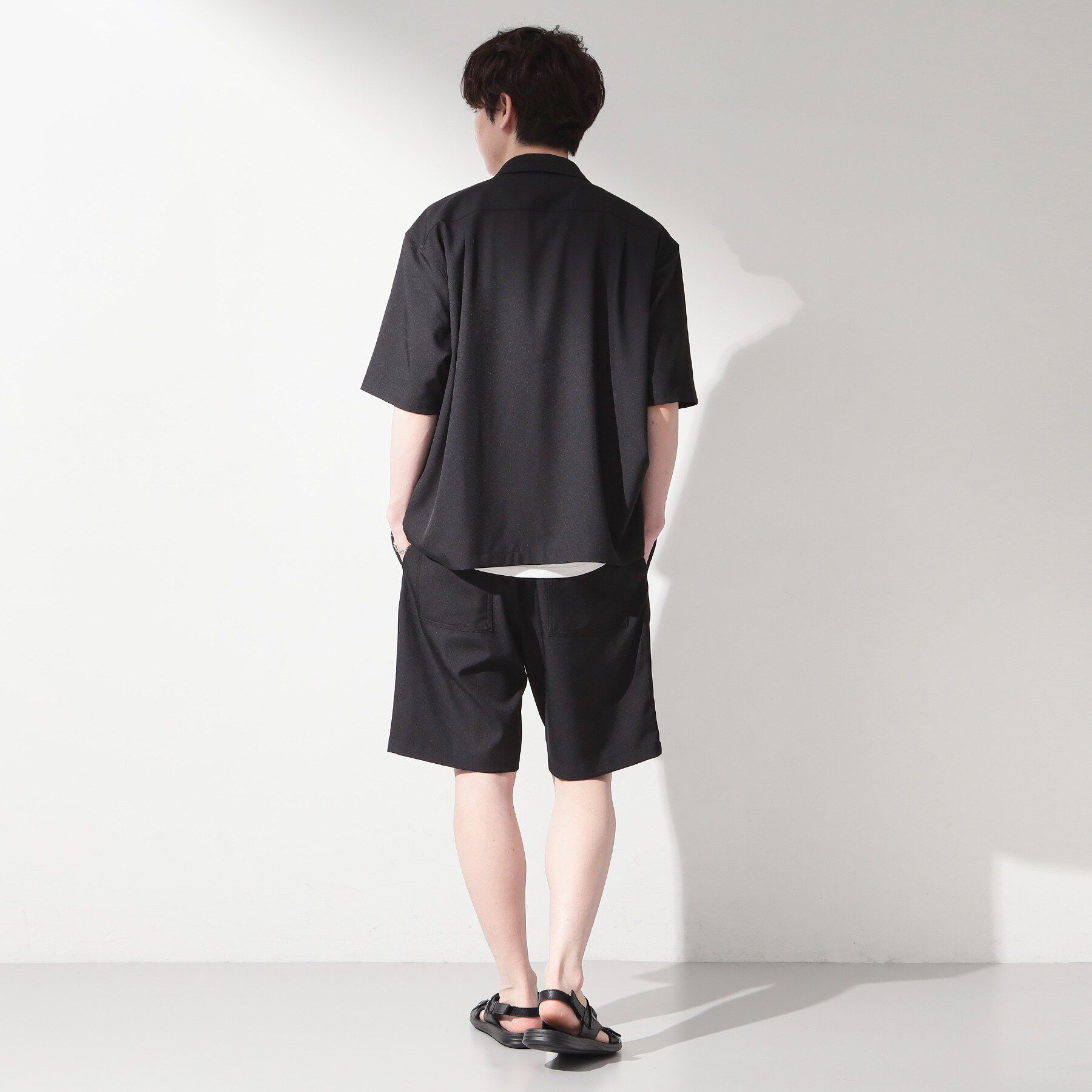 THE SHOP TK「リラクシーワイドショートパンツ セットアップ可/洗濯機OK」|その他|
