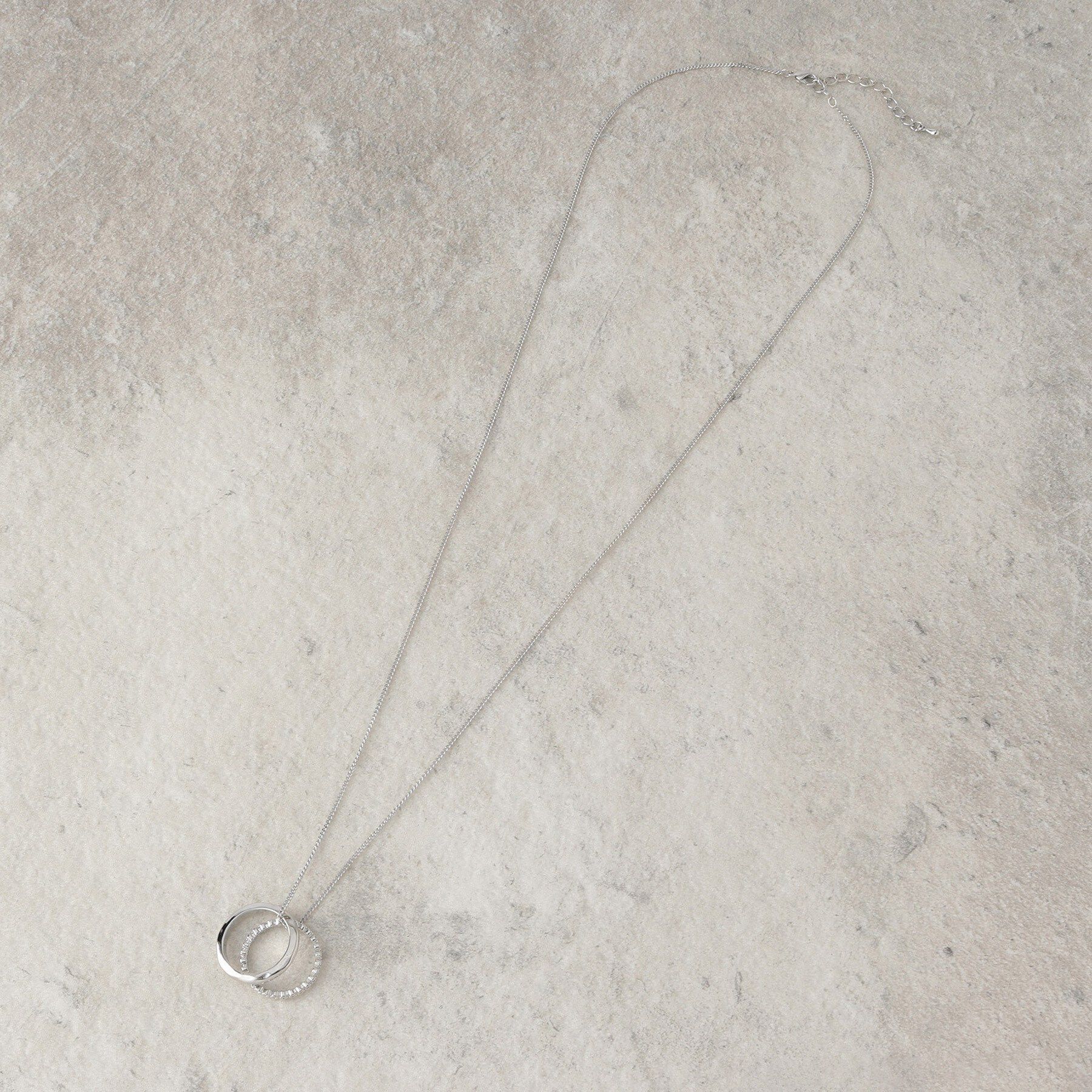 THE SHOP TK「ダブルリング2wayネックレス」|ネックレス|