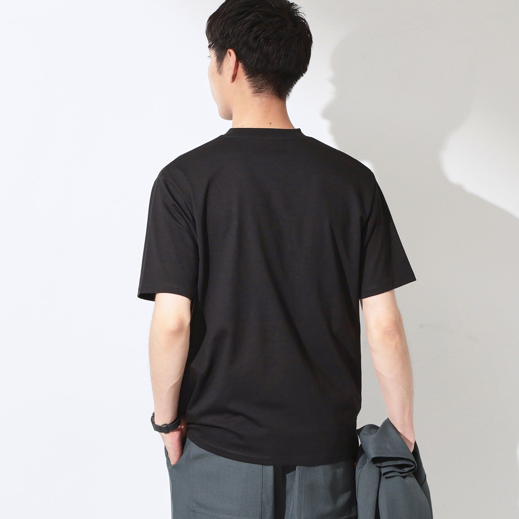 THE SHOP TK「COOLロゴ半袖Tシャツ 接触冷感／洗濯機OK」|Tシャツ・カットソー|