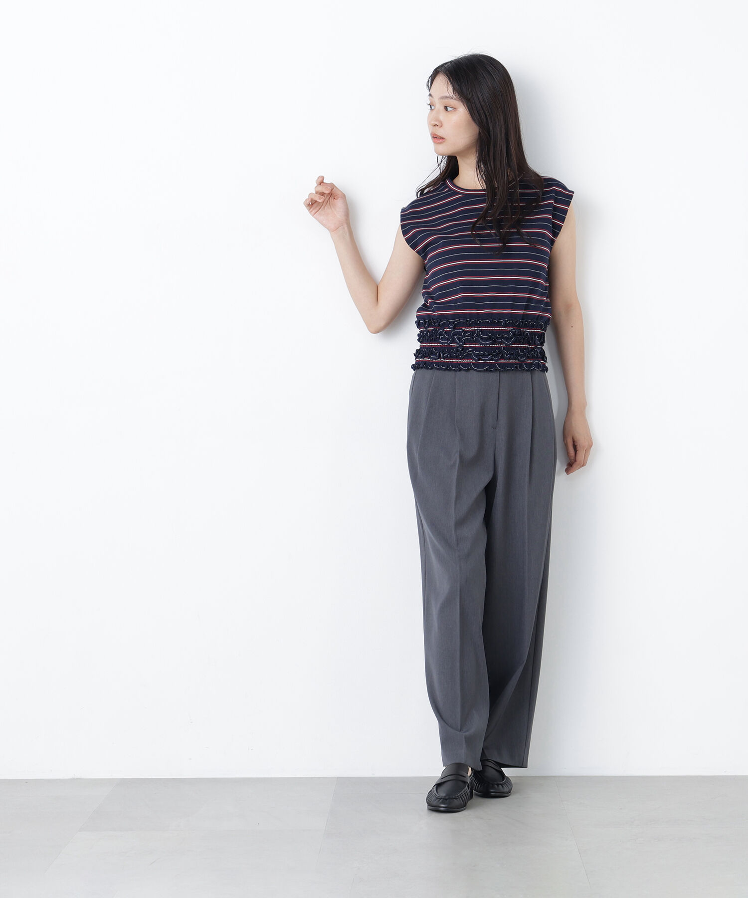 「〈N.〉ランダムボーダトップス」|Tシャツ・カットソー|