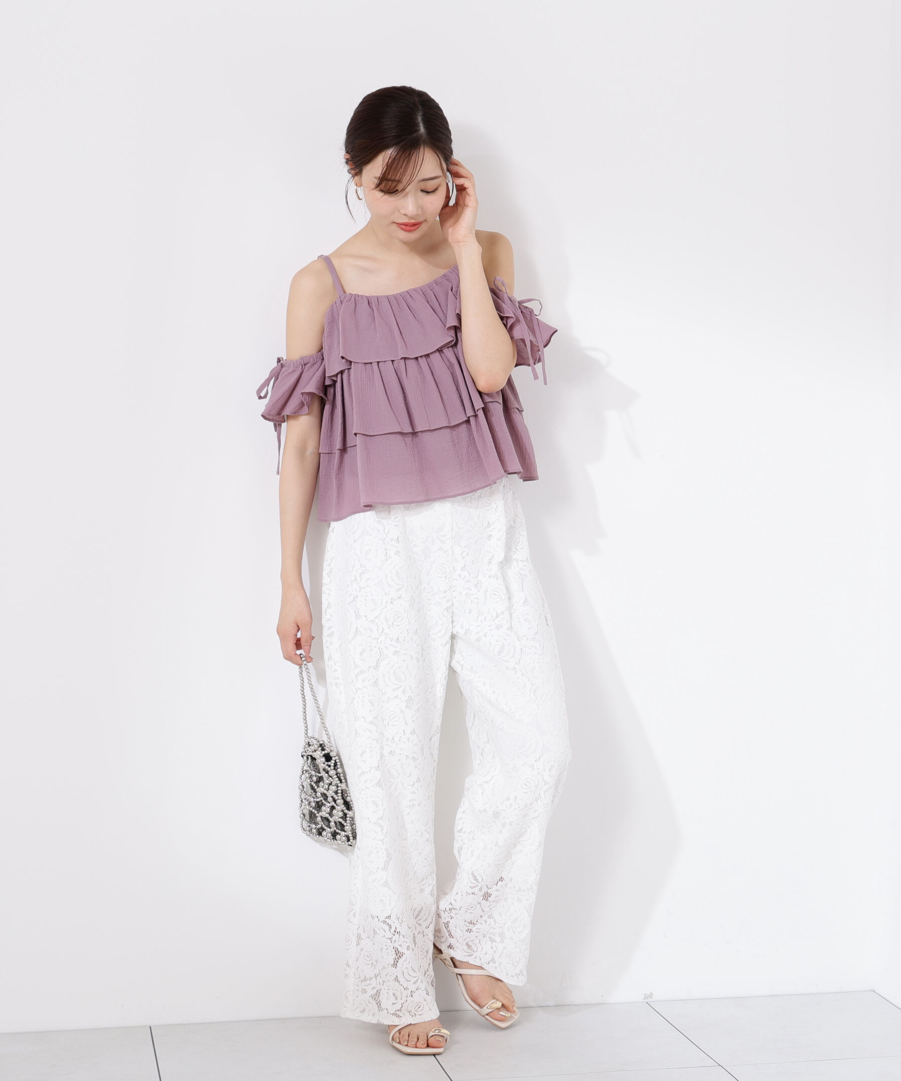 PROPORTION BODY DRESSING「《EDIT COLOGNE》レースワイドパンツ」|その他|