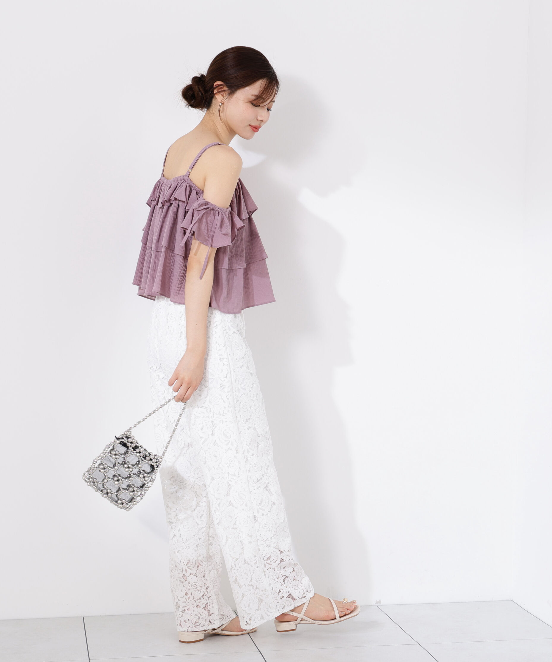 PROPORTION BODY DRESSING「《EDIT COLOGNE》レースワイドパンツ」|その他|