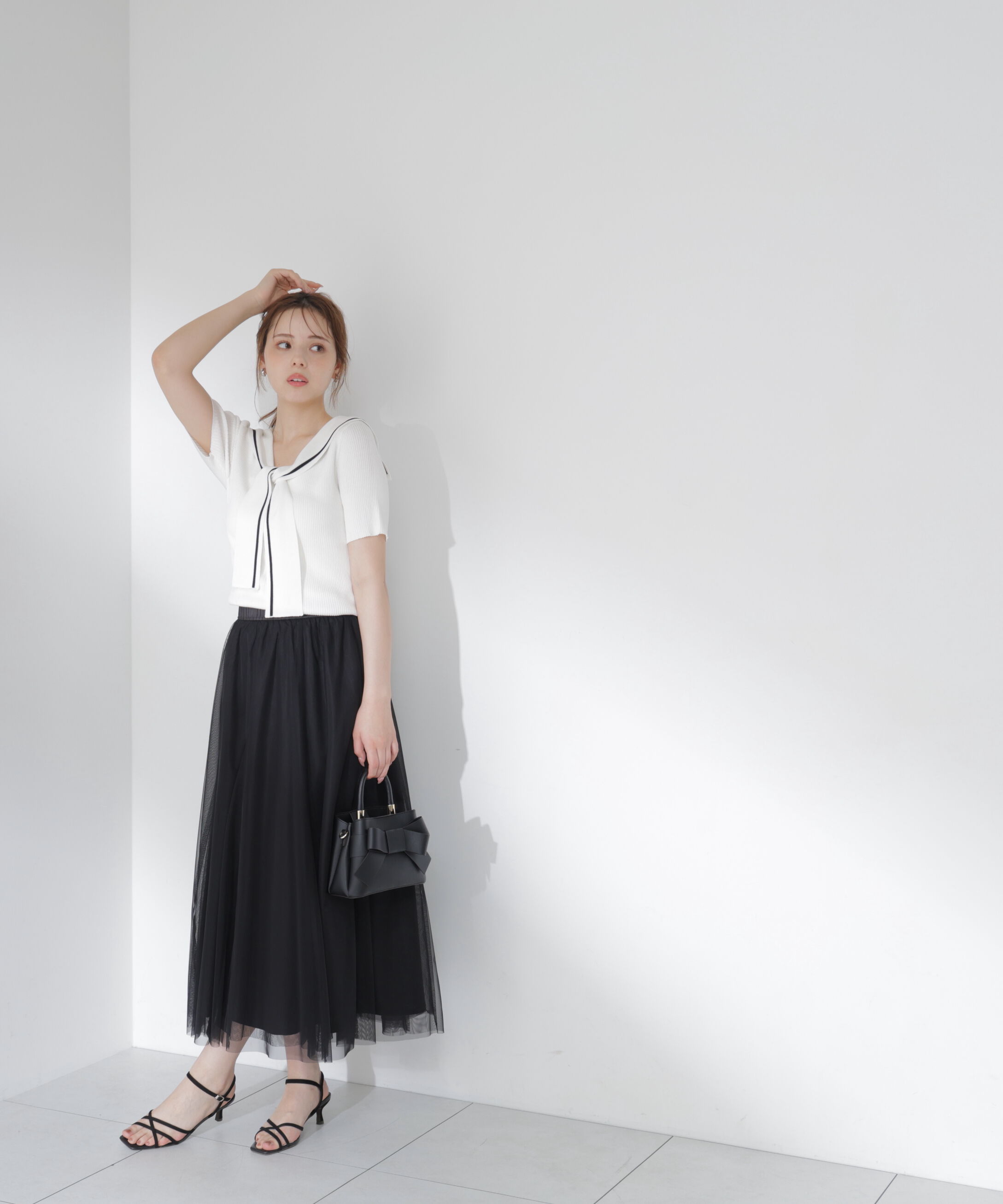 PROPORTION BODY DRESSING「セーラーカラーニットトップス」|ニット・セーター|