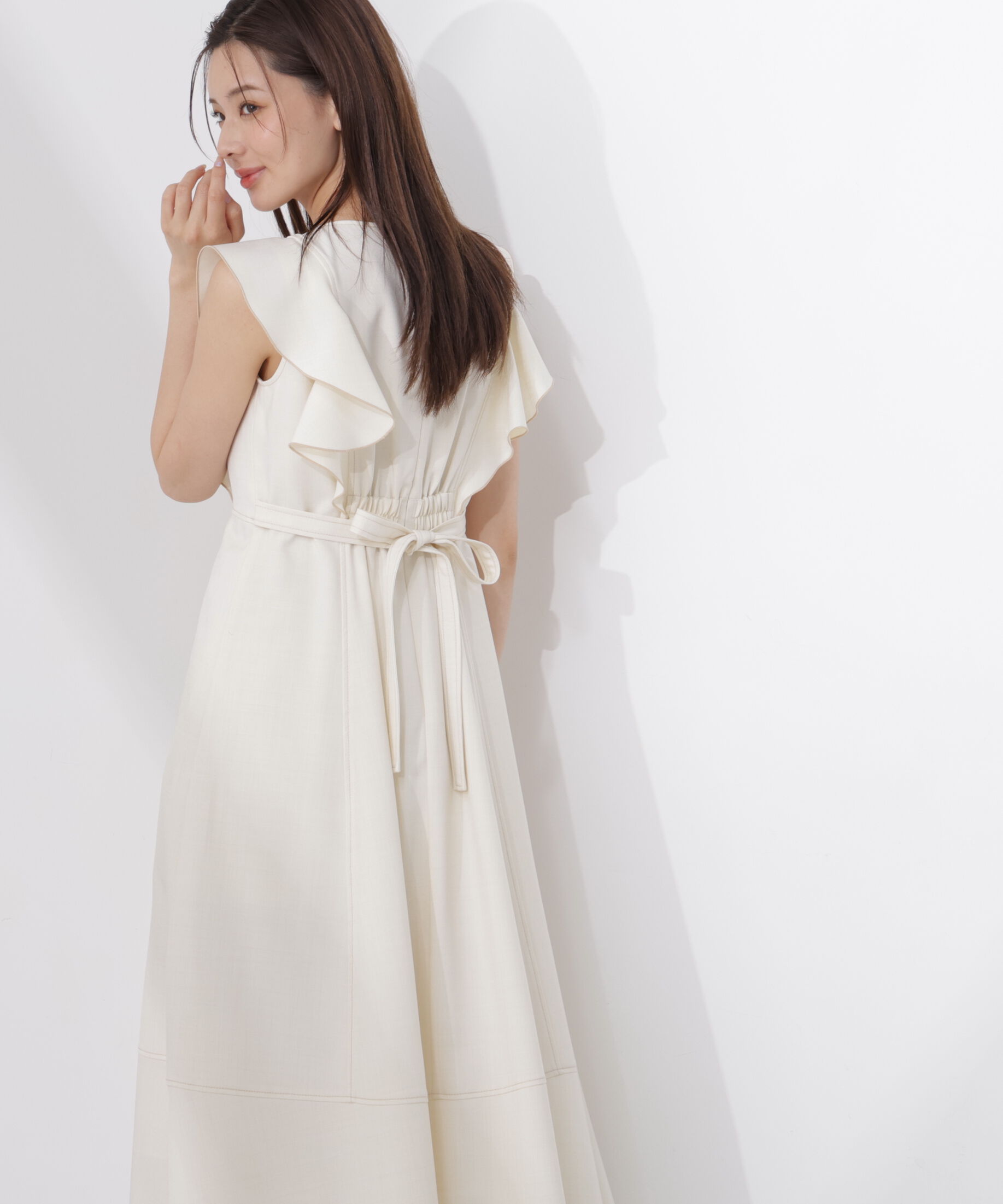 PROPORTION BODY DRESSING「フロントボタンステッチワンピース26SS」|ワンピース|