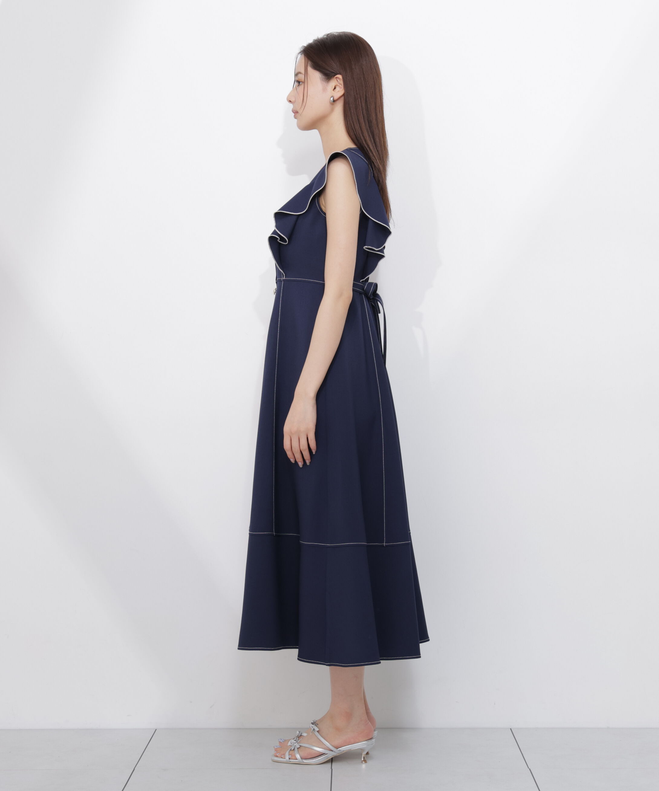 PROPORTION BODY DRESSING「フロントボタンステッチワンピース26SS」|ワンピース|