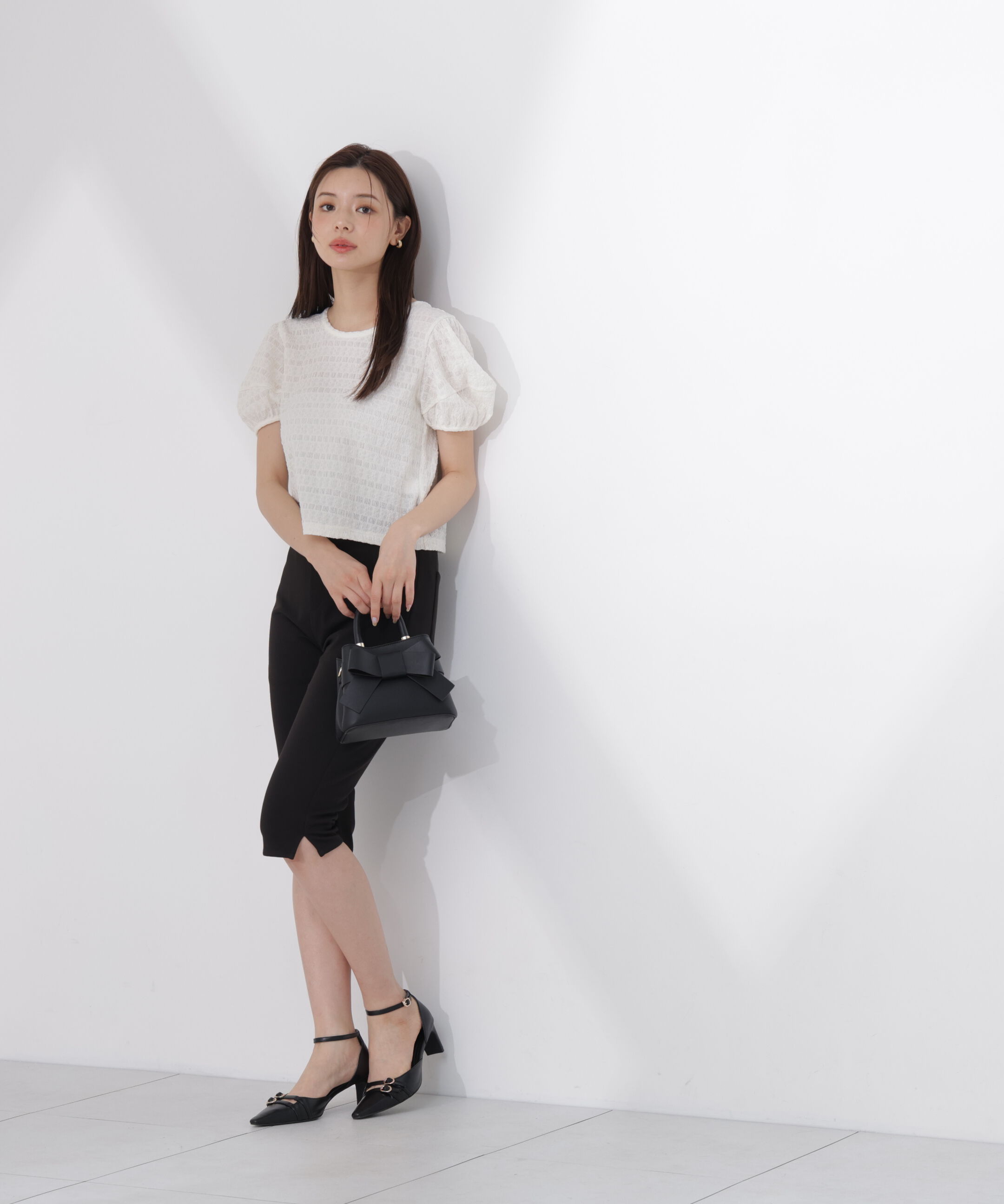 PROPORTION BODY DRESSING「バックオープンパフスリーブトップス26SS」|Tシャツ・カットソー|