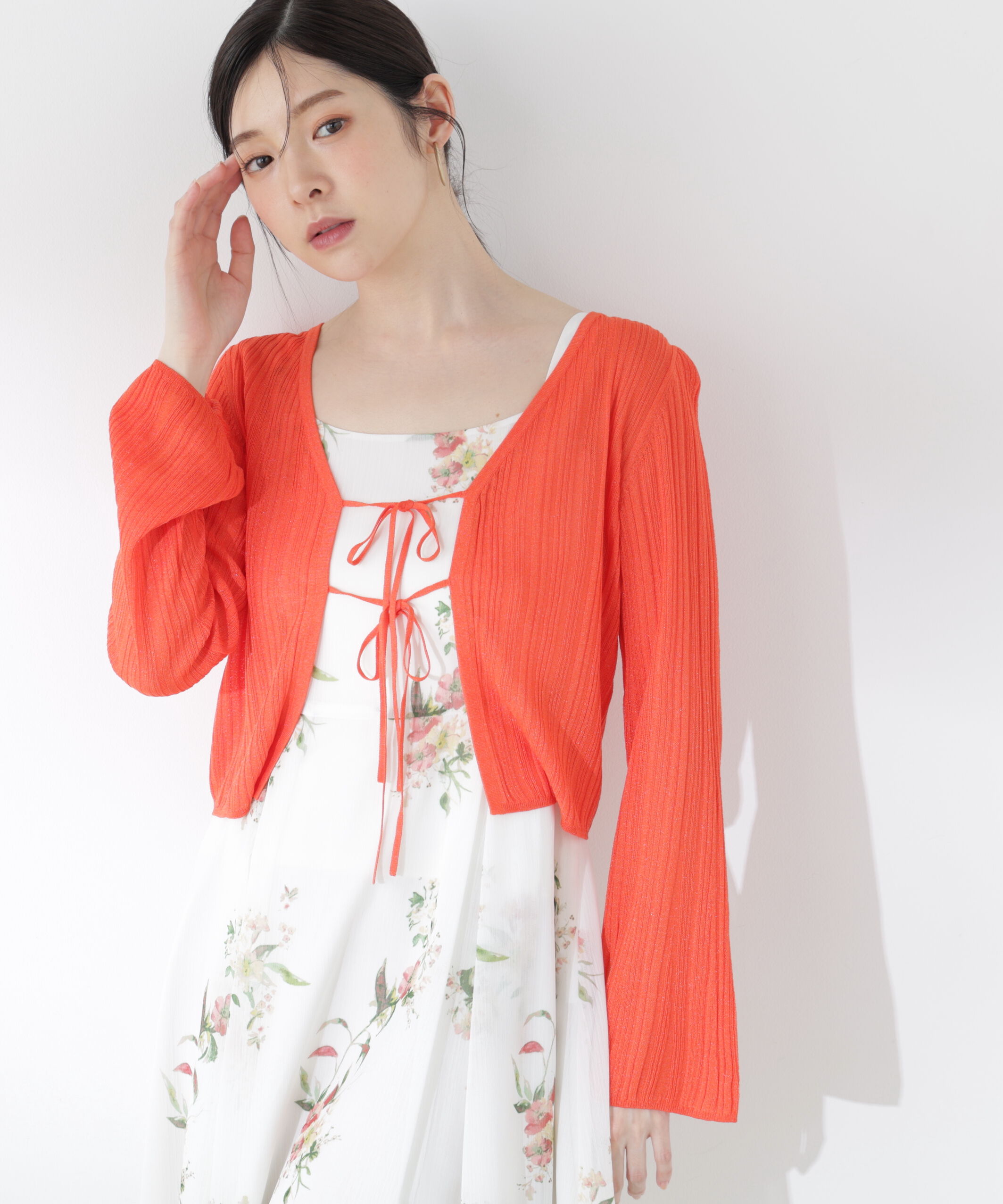 PROPORTION BODY DRESSING「＜青島心さん着用＞ボタニカル花柄キャミワンピース」|ワンピース|