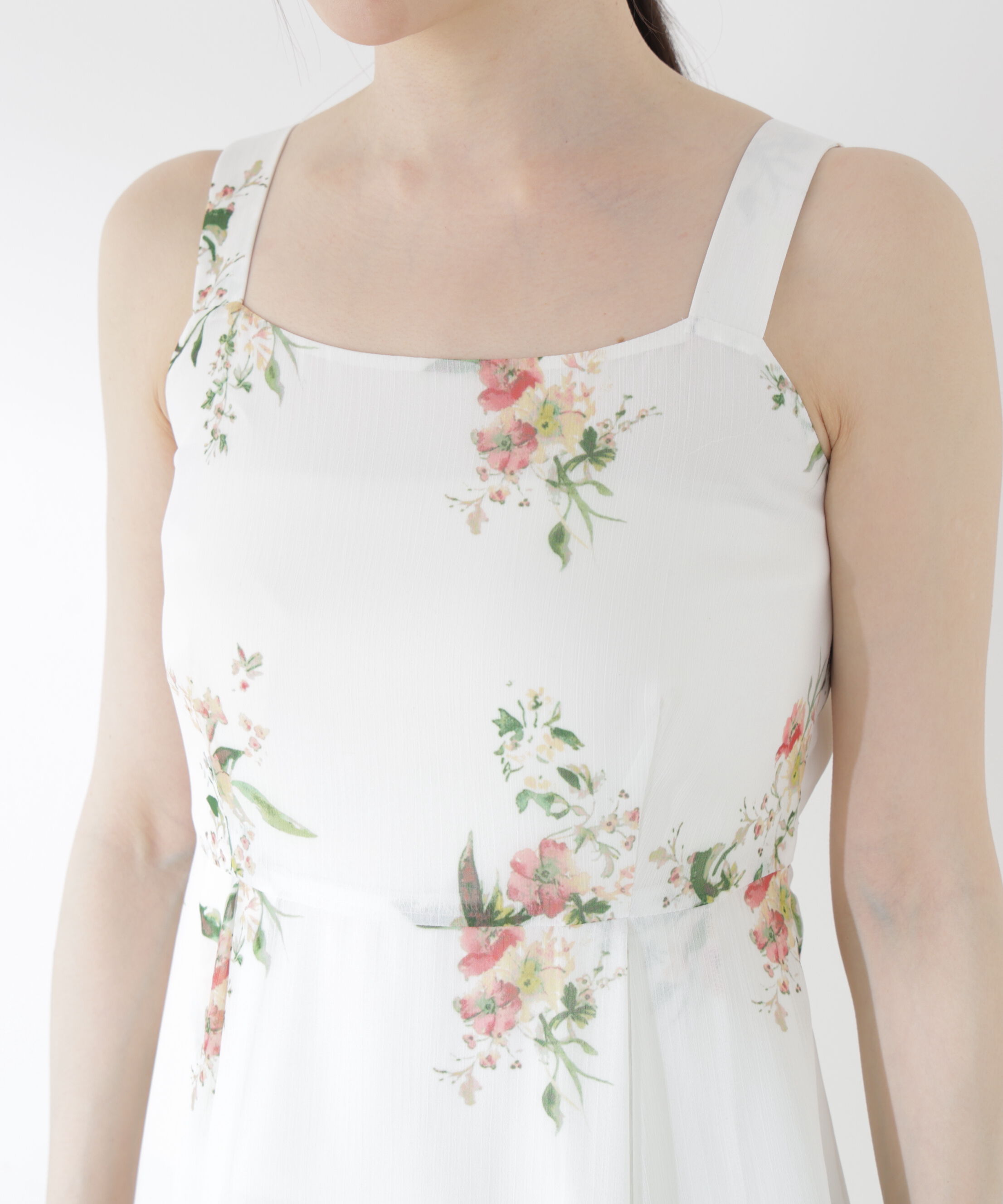 PROPORTION BODY DRESSING「＜青島心さん着用＞ボタニカル花柄キャミワンピース」|ワンピース|