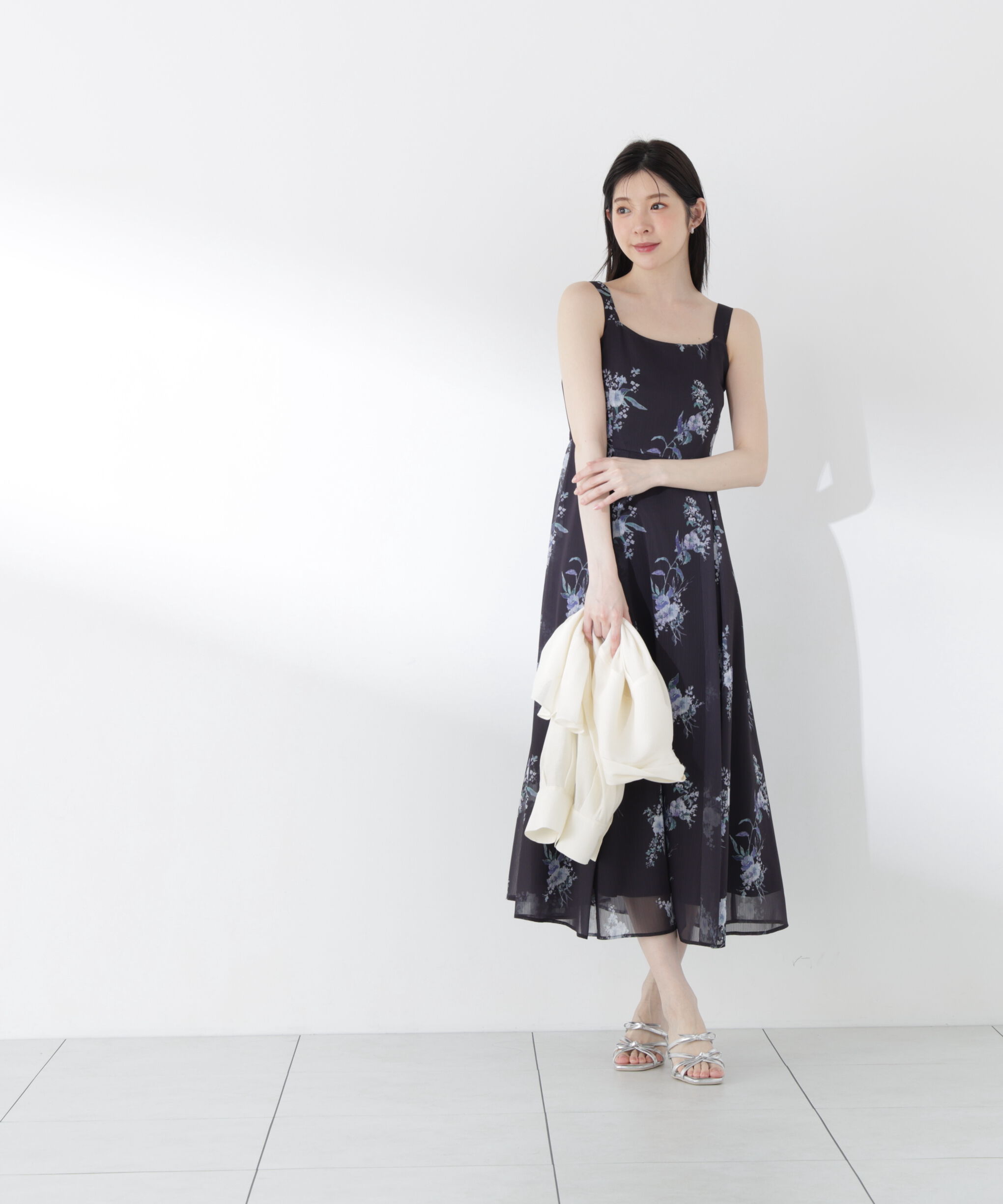 PROPORTION BODY DRESSING「＜青島心さん着用＞ボタニカル花柄キャミワンピース」|ワンピース|