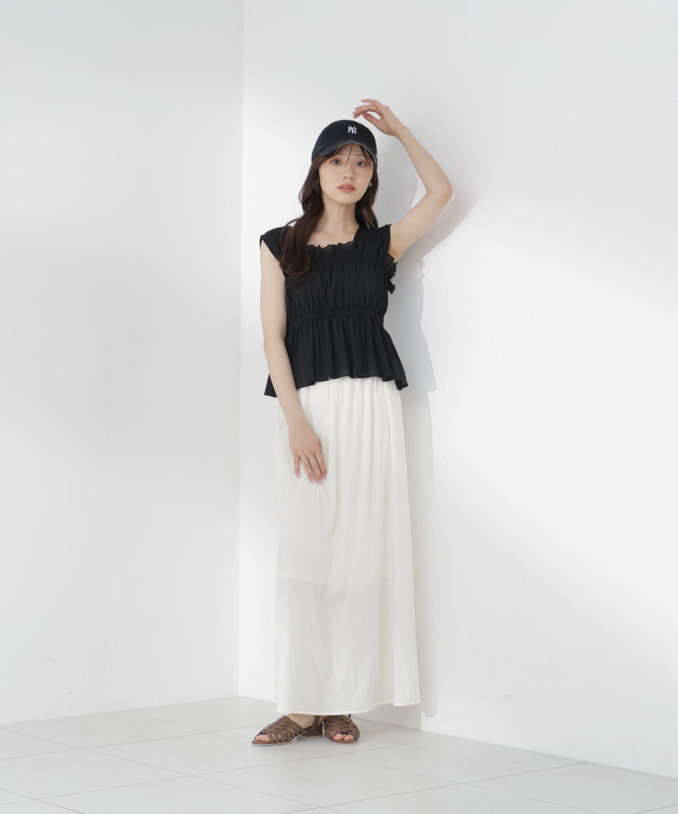 PROPORTION BODY DRESSING「ギャザーブラウス」|シャツ・ブラウス|