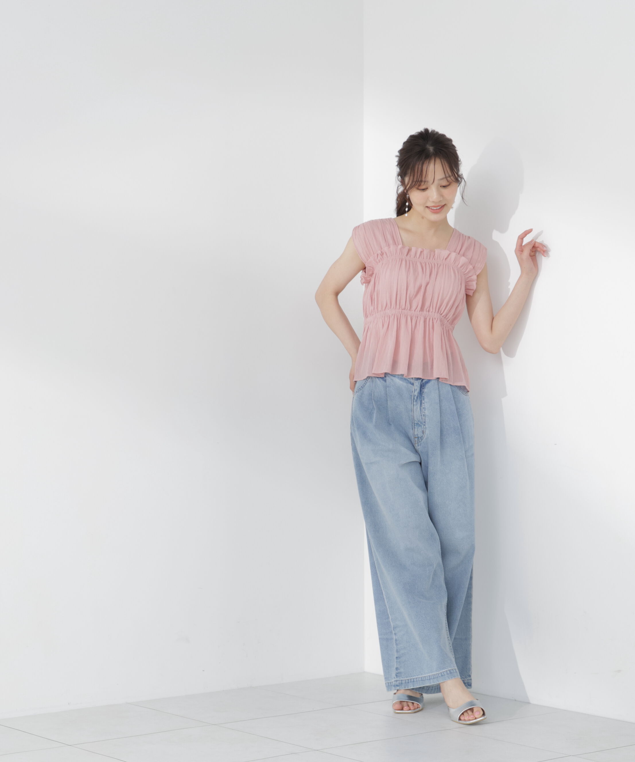 PROPORTION BODY DRESSING「ギャザーブラウス」|シャツ・ブラウス|
