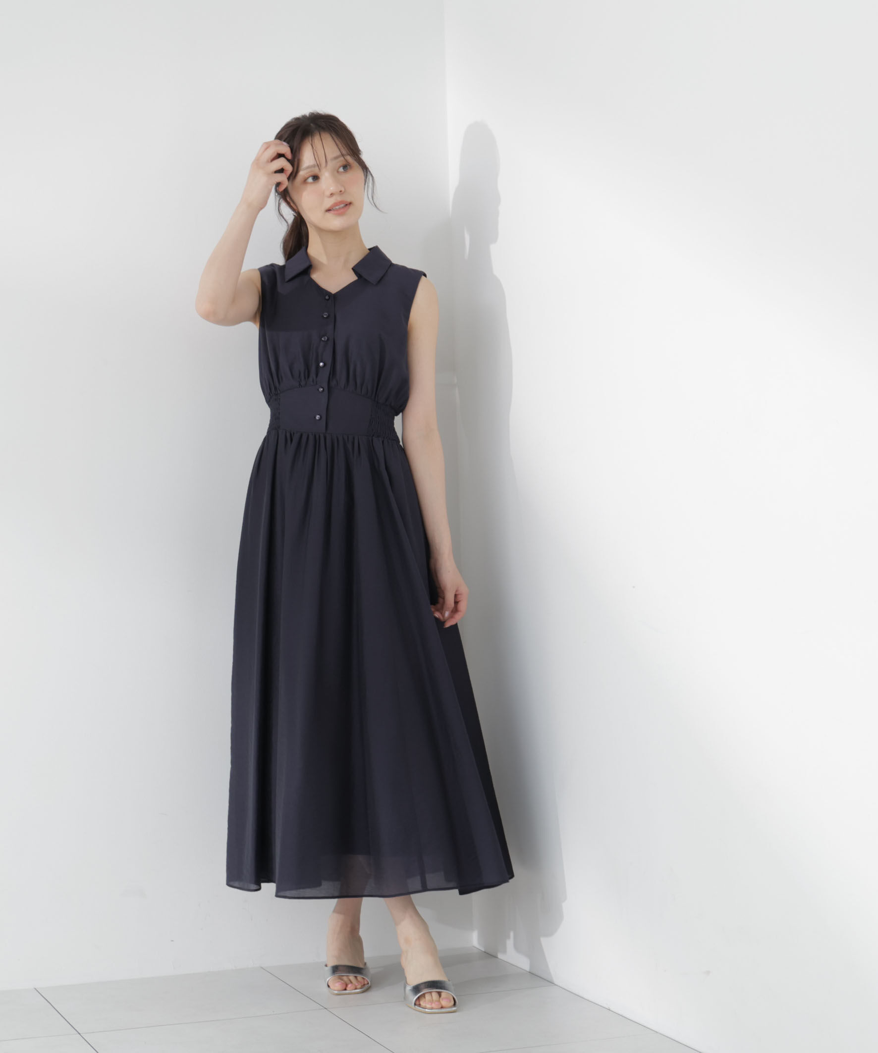 PROPORTION BODY DRESSING「ウエストマークシャツワンピース」|ワンピース|