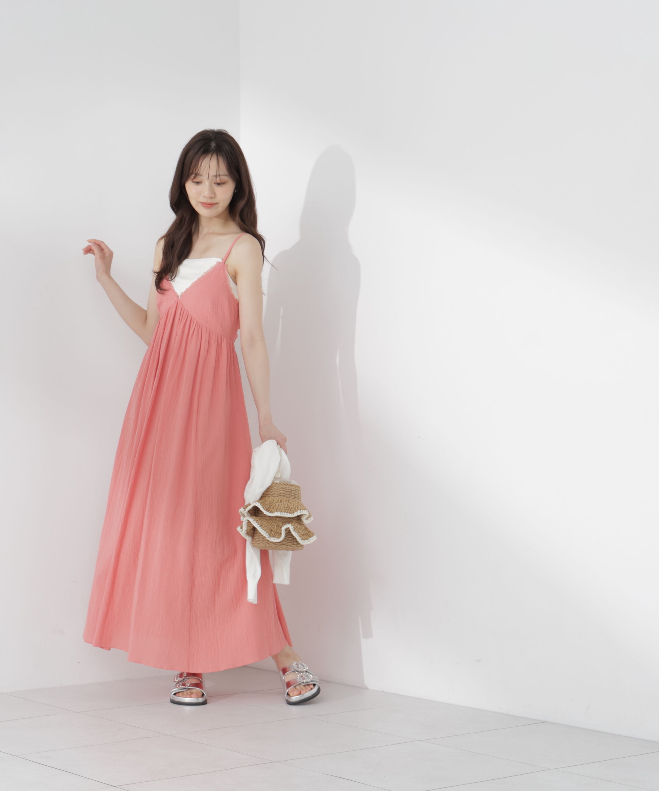 PROPORTION BODY DRESSING「＜EDIT COLOGNE＞レーストリムコットンボイルワンピース」|ワンピース|