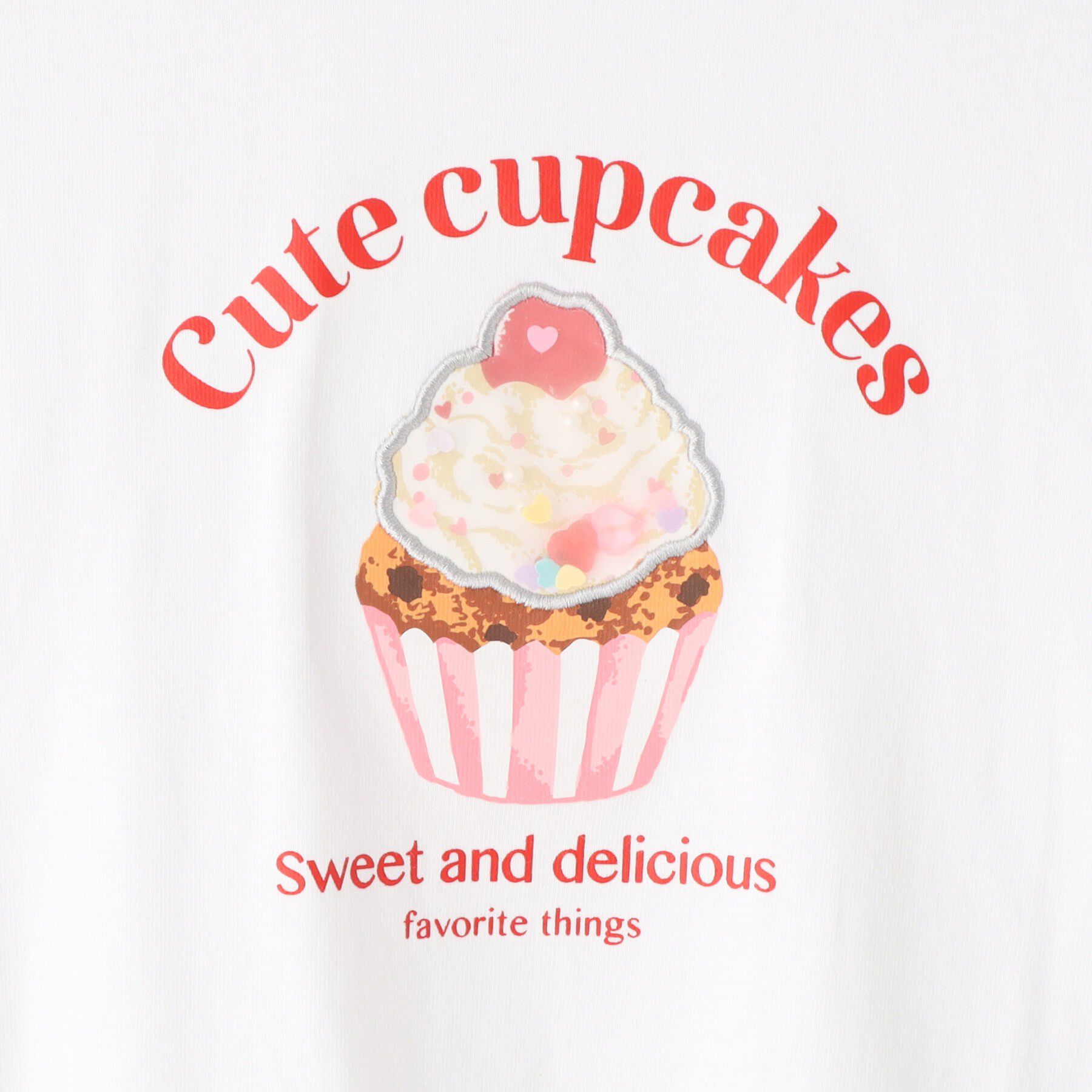 SHOO･LA･RUE「【100-150cm】カップケーキフレークTシャツ」|Tシャツ・カットソー|