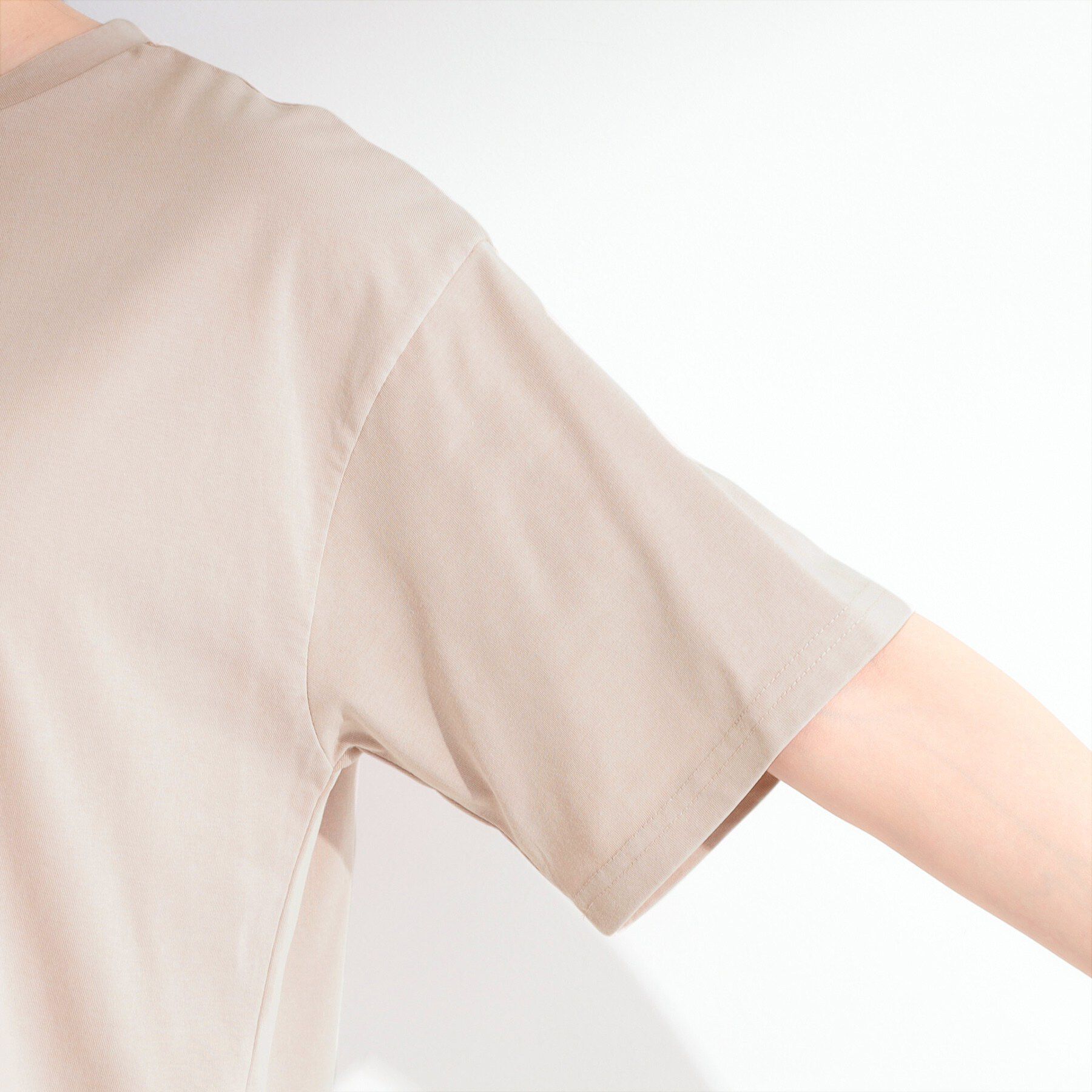 SHOO･LA･RUE「【ひんやり/S-LL/洗濯機可】選べる3柄 ヴィンテージ風こなれアソートTシャツ」|Tシャツ・カットソー|