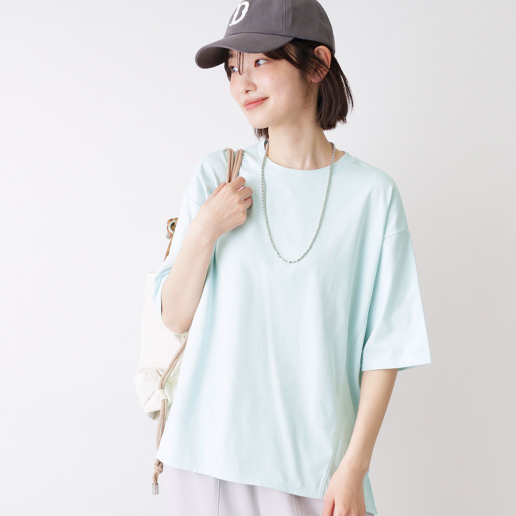 Dessin「【UVカット/接触冷感】プレーティングTシャツ」|Tシャツ・カットソー|