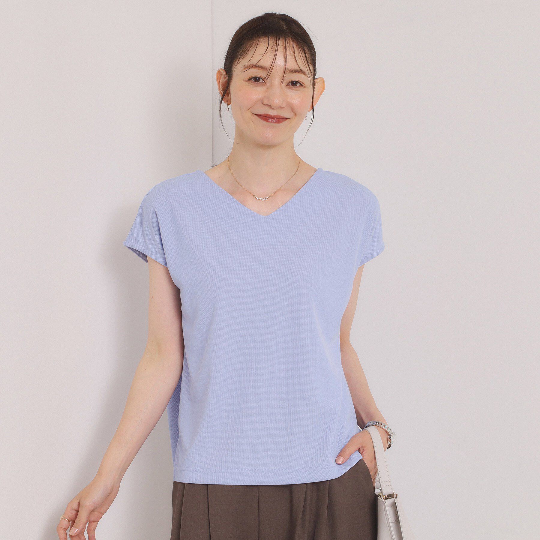 ITS&rsquo;DEMO「【冷感／速乾】Vネックカットプルオーバー」|Tシャツ・カットソー|