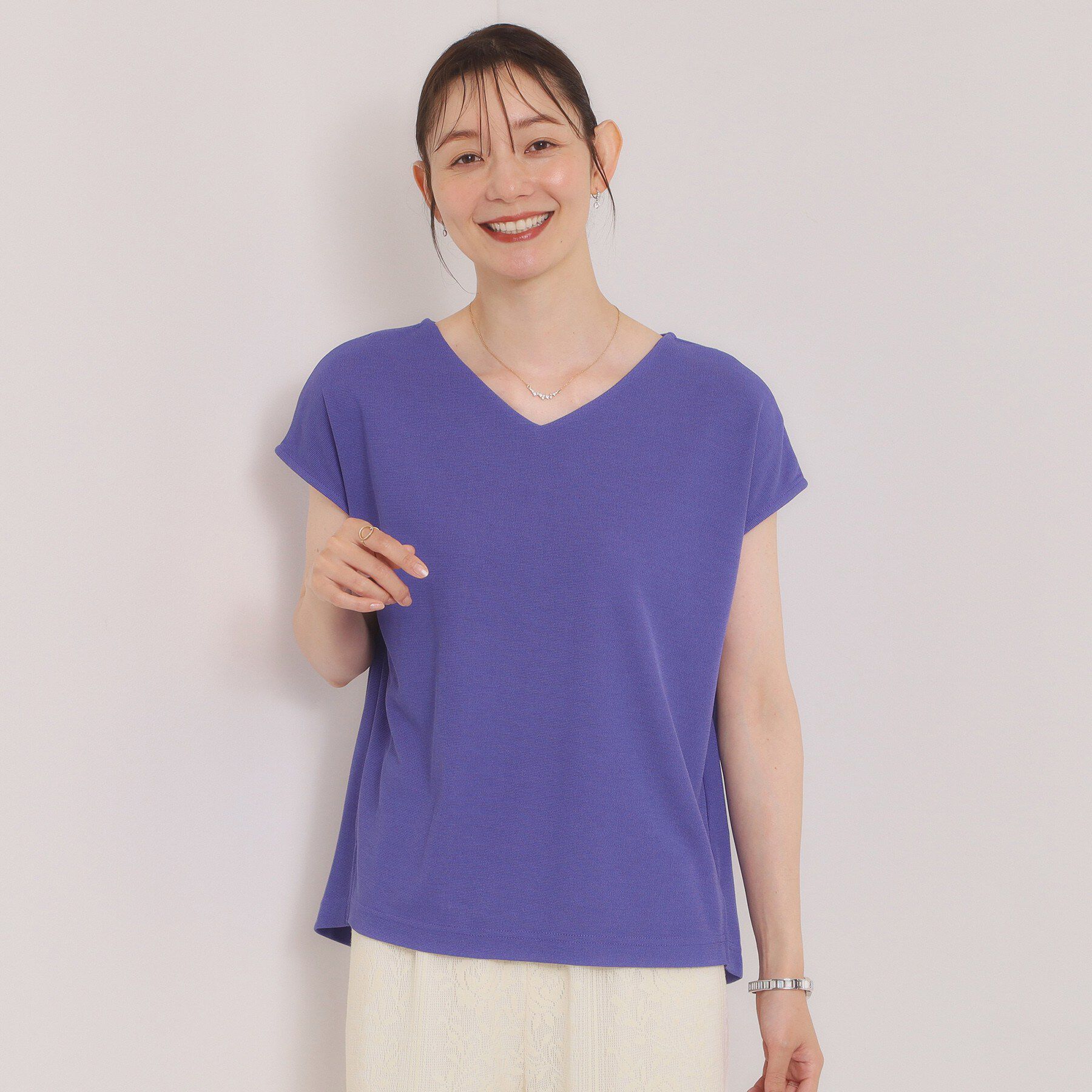 ITS&rsquo;DEMO「【冷感／速乾】Vネックカットプルオーバー」|Tシャツ・カットソー|