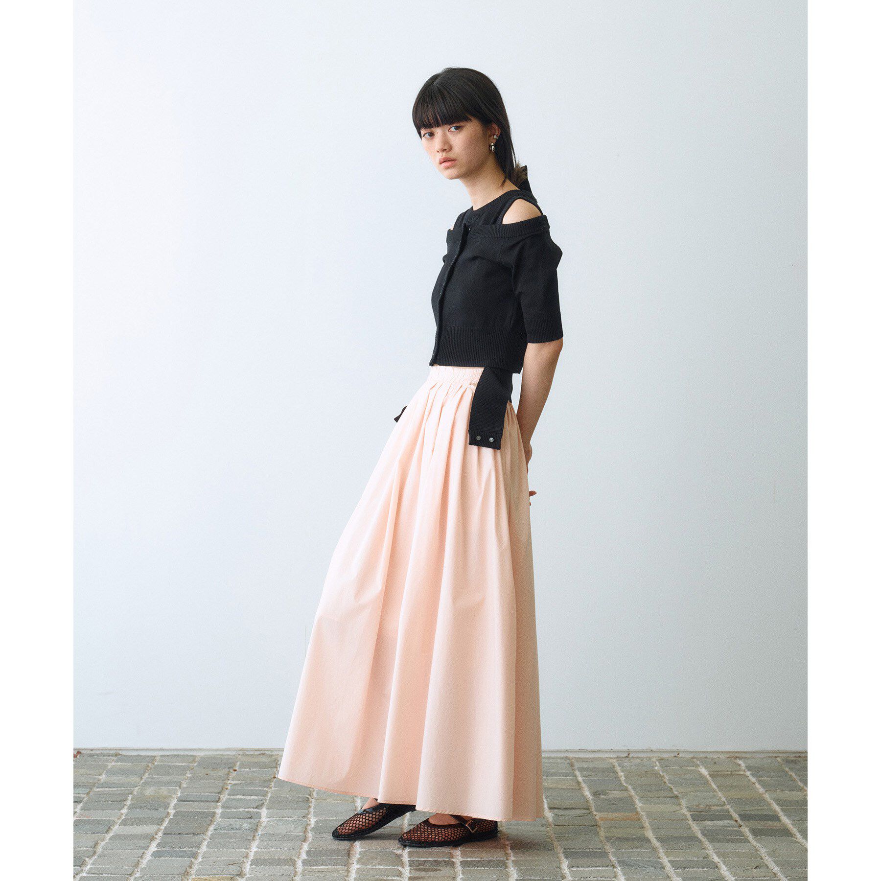 CODE A「side slit volume skirt」|スカート|