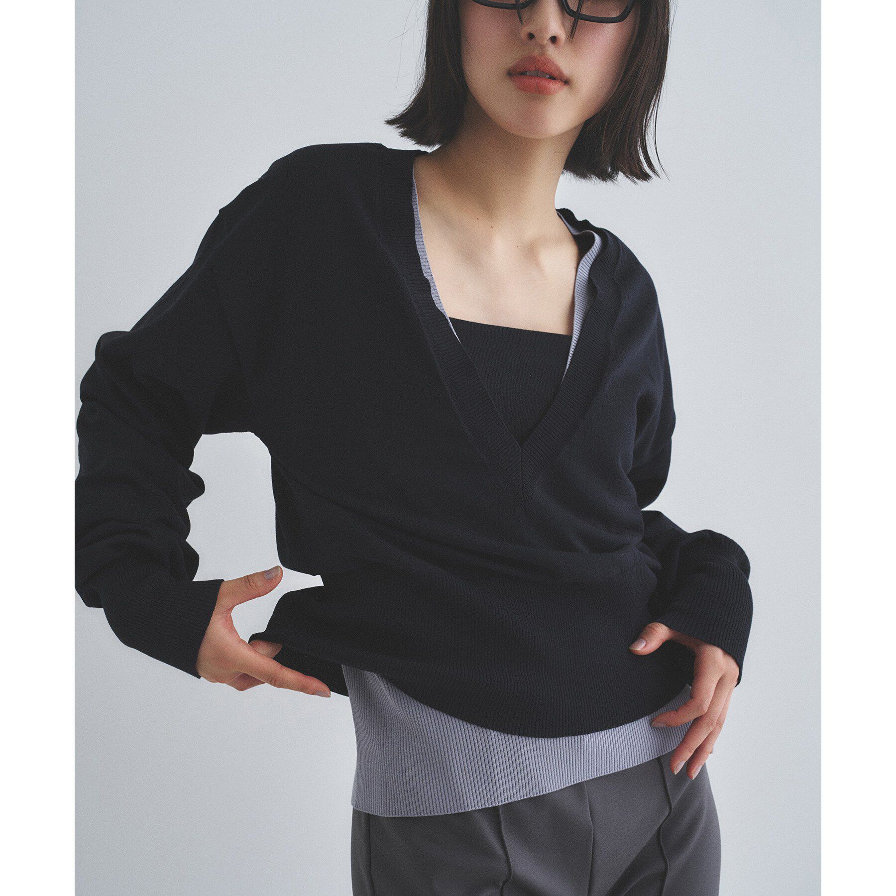 CODE A「V pullover knit」|ニット・セーター|