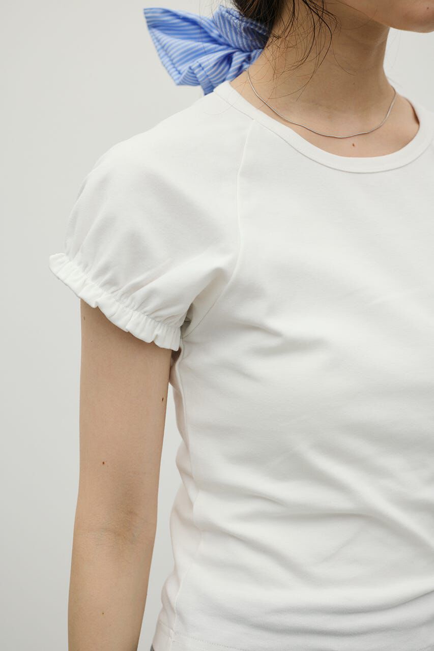 STYLEMIXER「ギャザーフレンチスリーブT」|Tシャツ・カットソー|