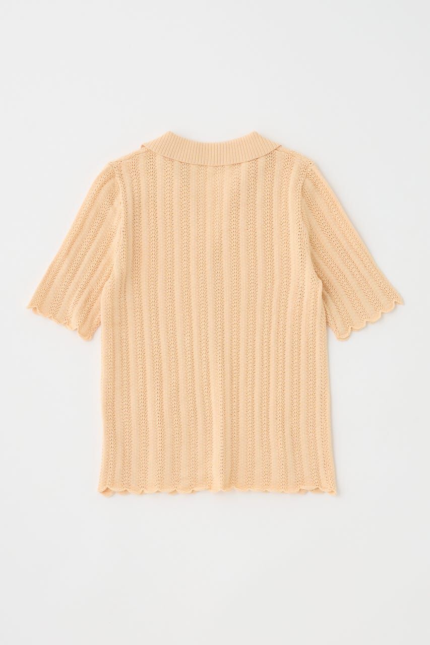 MOUSSY「COTTON KNIT OPENWORK カーディガン」|ニット・セーター|