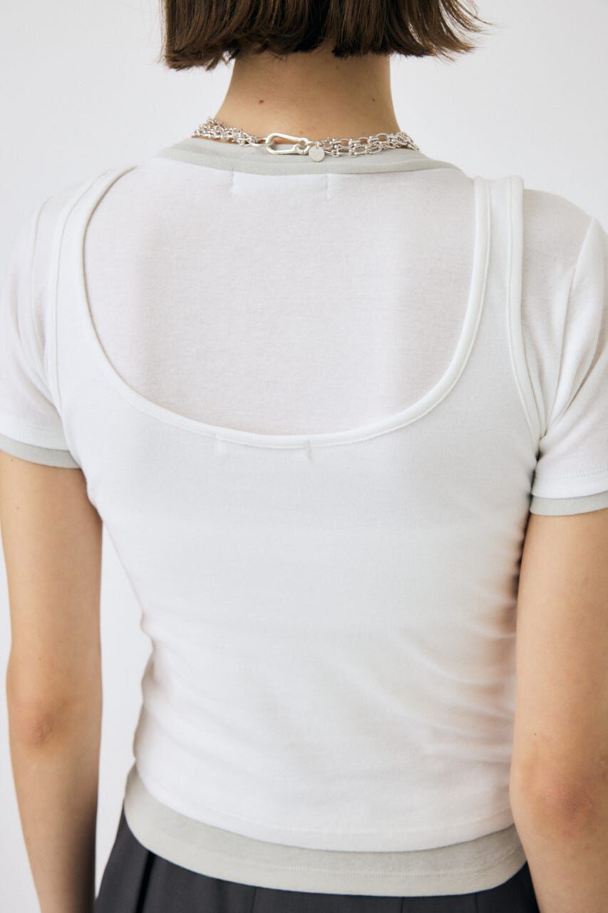 MOUSSY「LAYERED セット TEE」|Tシャツ・カットソー|