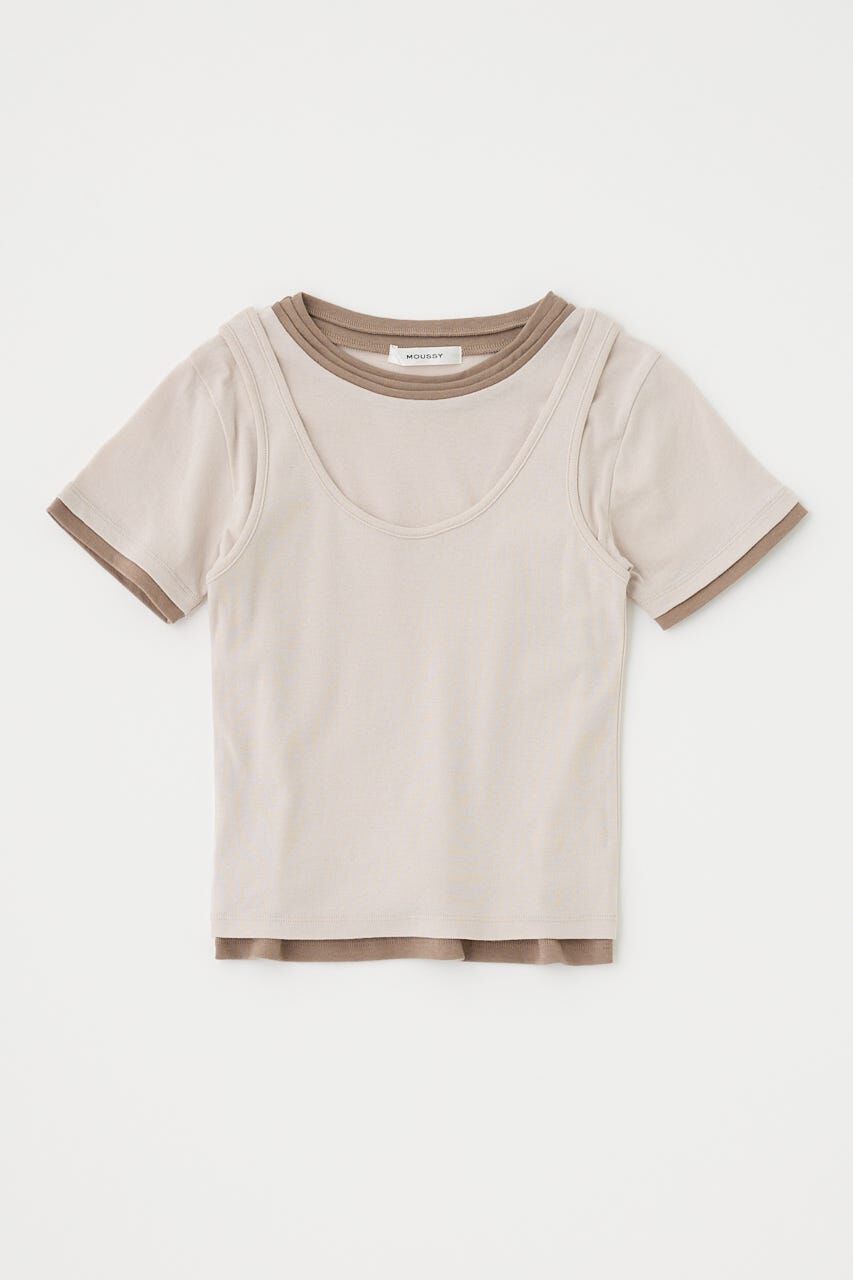 MOUSSY「LAYERED セット TEE」|Tシャツ・カットソー|