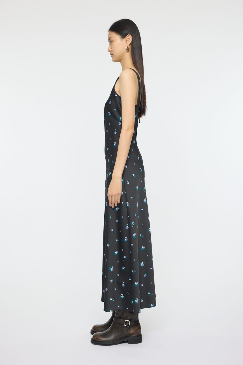 MOUSSY「FLORAL FLARE ドレス」|ワンピース|