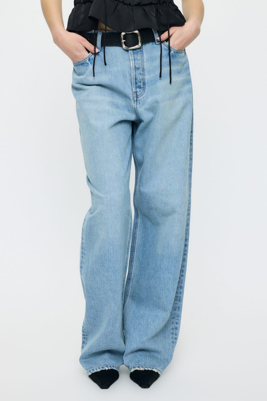MOUSSY「LOW SLUNG ストレート」|デニム|