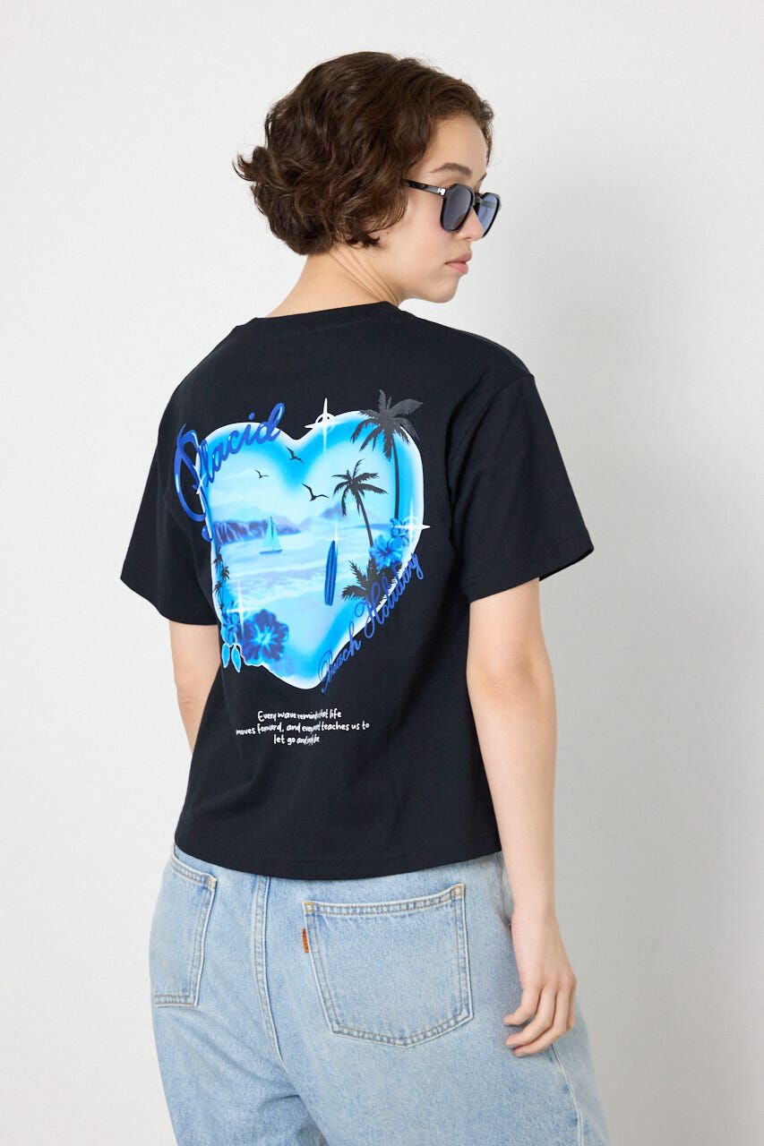 RODEO CROWNS「ビーチ柄Tシャツ」|Tシャツ・カットソー|
