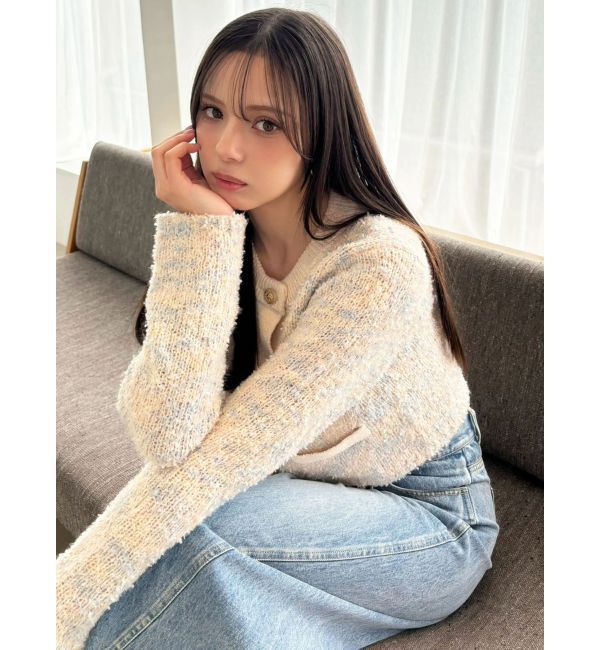 CALNAMUR「ファンシーヤーンクラシカルニットカーディガン」|Tシャツ・カットソー|