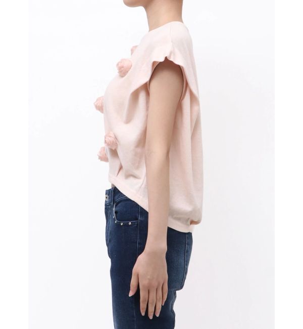 CALNAMUR「3Dローズトップス」|Tシャツ・カットソー|