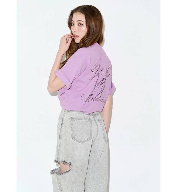 EVRIS「カットアウトワイドデニムパンツ【セットアップ着用可能】」|デニム|