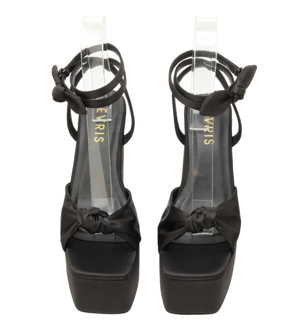 EVRIS「ストラップリボンヒールサンダル」|サンダル|