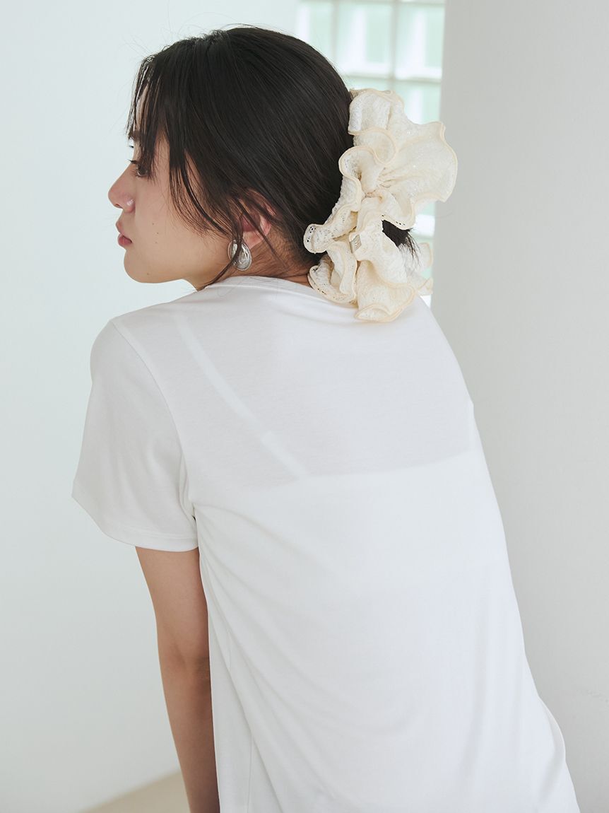 Mila Owen「シルキータッチＵネックTシャツ」|Tシャツ・カットソー|