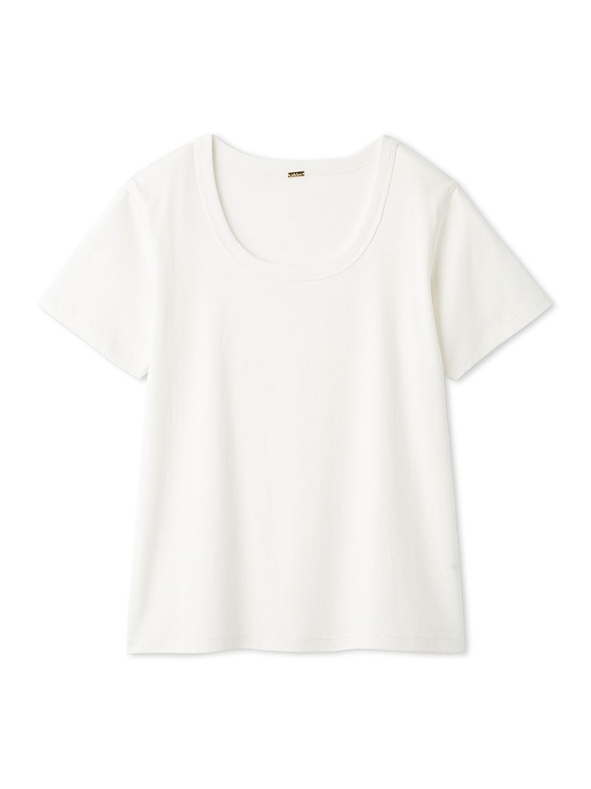Mila Owen「シルキータッチＵネックTシャツ」|Tシャツ・カットソー|