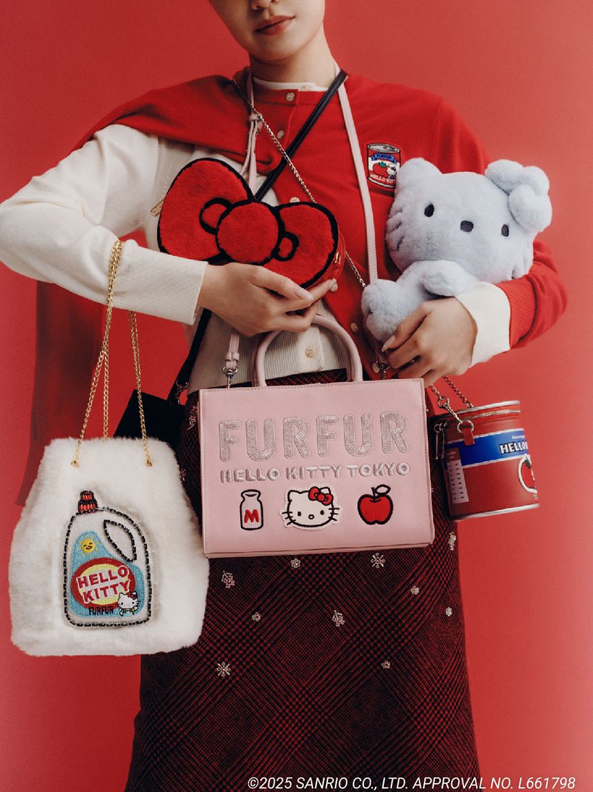 FURFUR「HELLO KITTYエコファーショルダーバッグ」|ショルダー・メッセンジャー|
