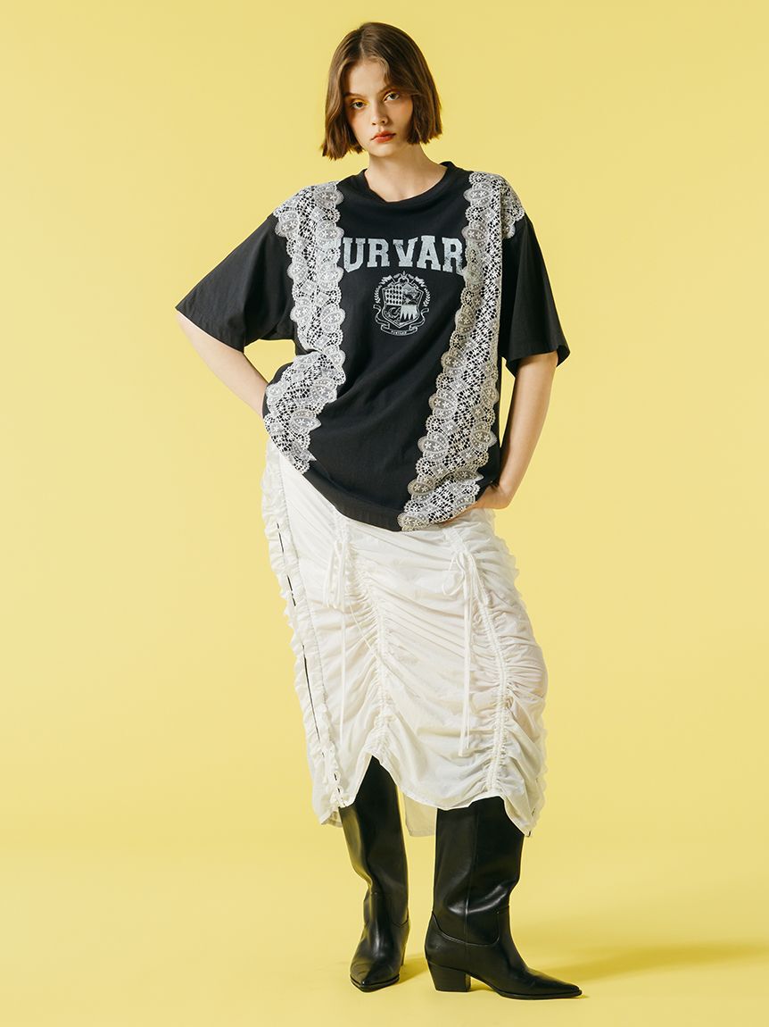 FURFUR「リメイクデザインレースTシャツ」|Tシャツ・カットソー|