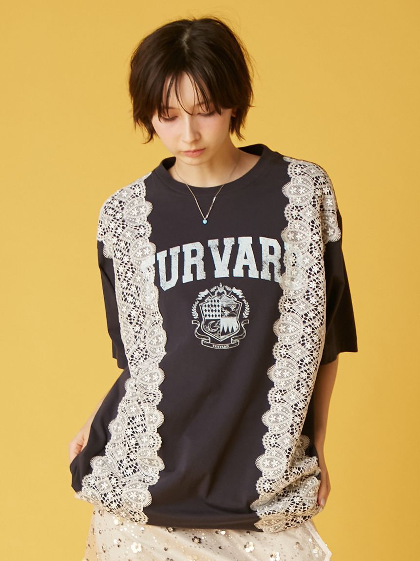 FURFUR「リメイクデザインレースTシャツ」|Tシャツ・カットソー|